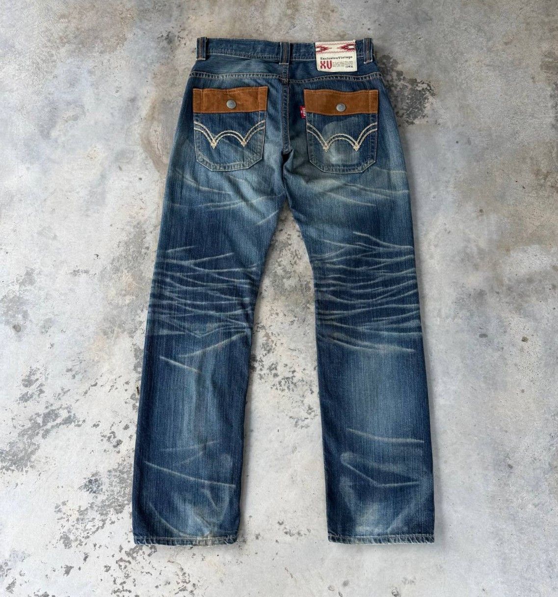 Edwin Archival Edwin Japan Distressed Exc.Vintage XU Multi-Pocket Size US 32 / EU 48 - 10 Thumbnail