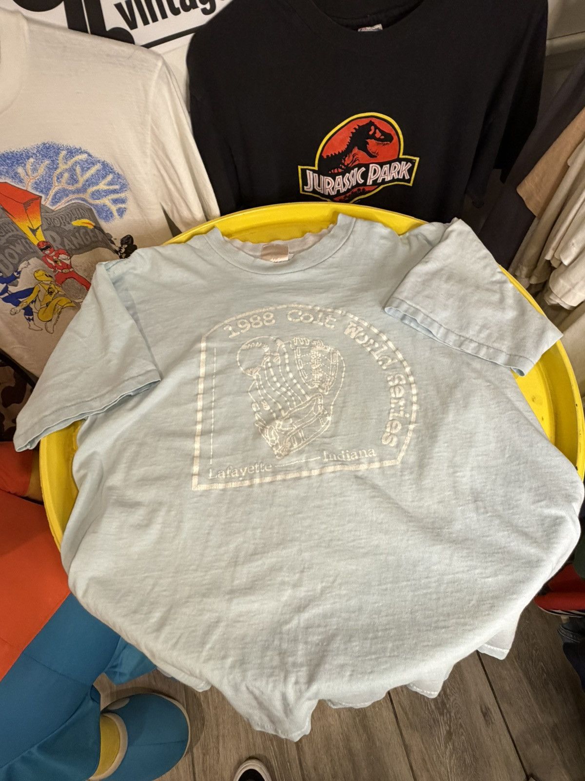 Vintage Vintage 1998 World Series baby blue single stitch T-shirt Size US M / EU 48-50 / 2 - 1 Thumbnail