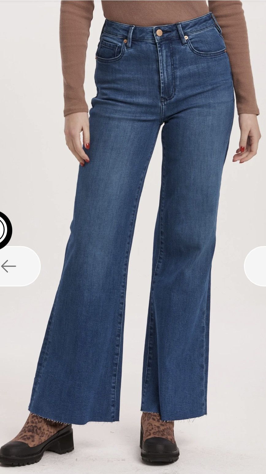 Other Dear John Denim FIONA WIDE LEG JEANS Size 31" - 7 Thumbnail