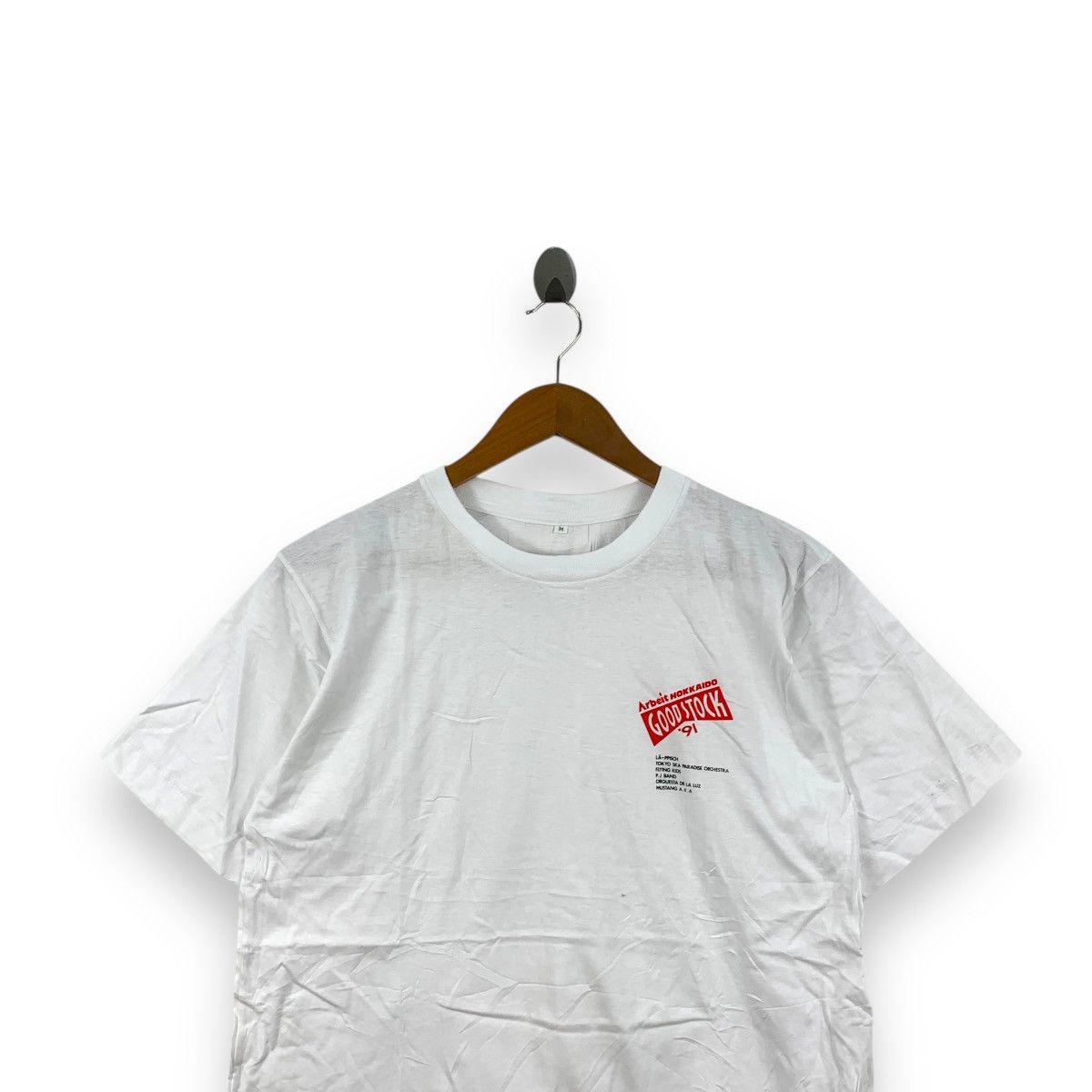 Vintage Vintage 1991 ARBEIT HOKKAIDO GOODSTOCK Music Festival Tee Size US M / EU 48-50 / 2 - 2 Thumbnail