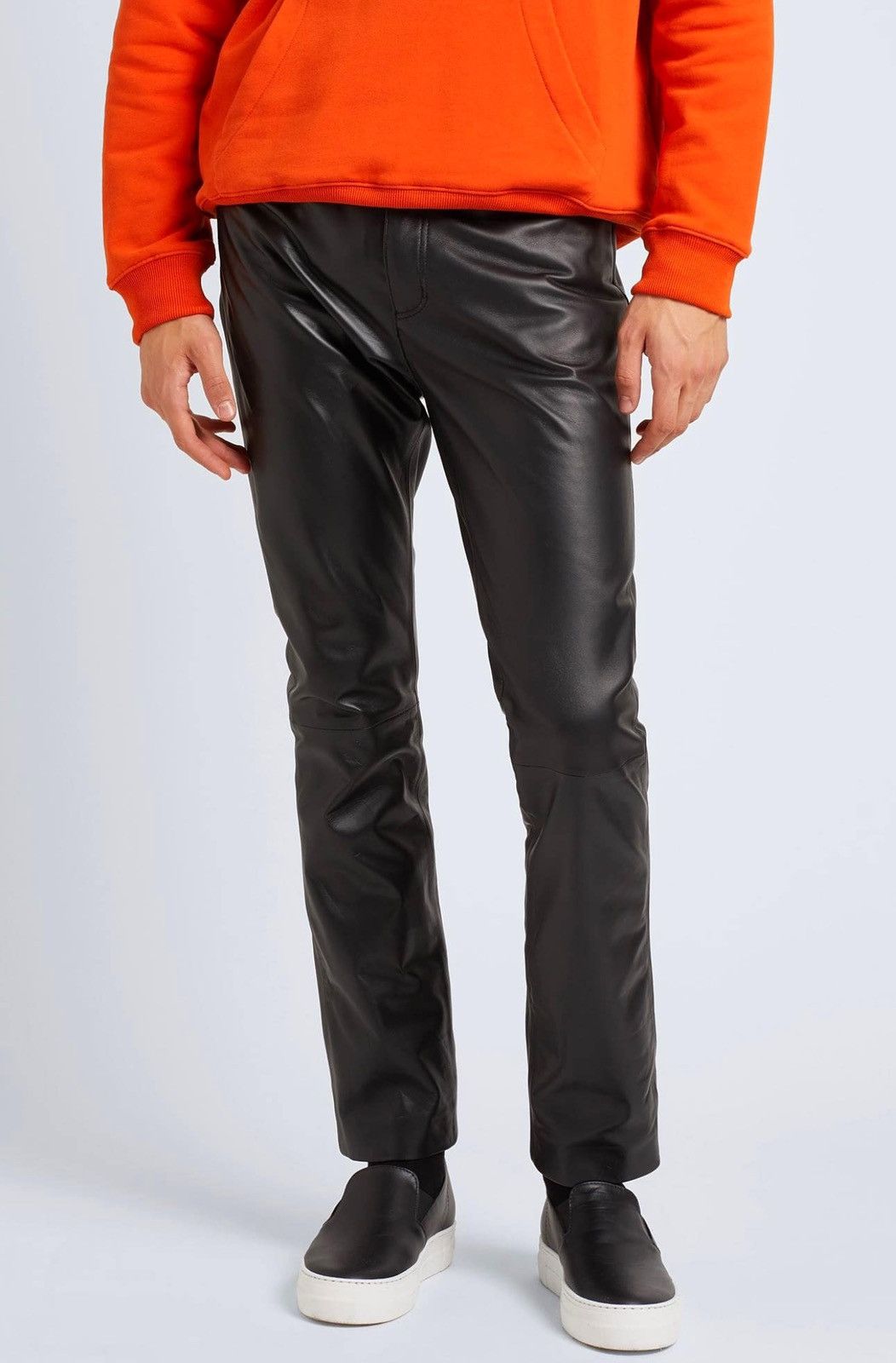 Other Made in Italy leather pants Size US 36 / EU 52 - 2 Thumbnail