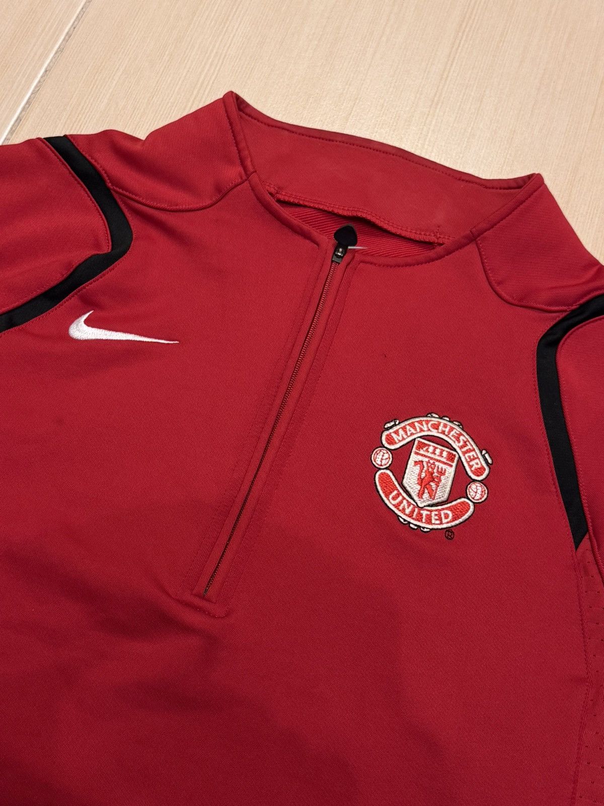 Nike Vintage Nike Manchester United 1/4 Zip Training Top 2006/07 Size US M / EU 48-50 / 2 - 3 Thumbnail