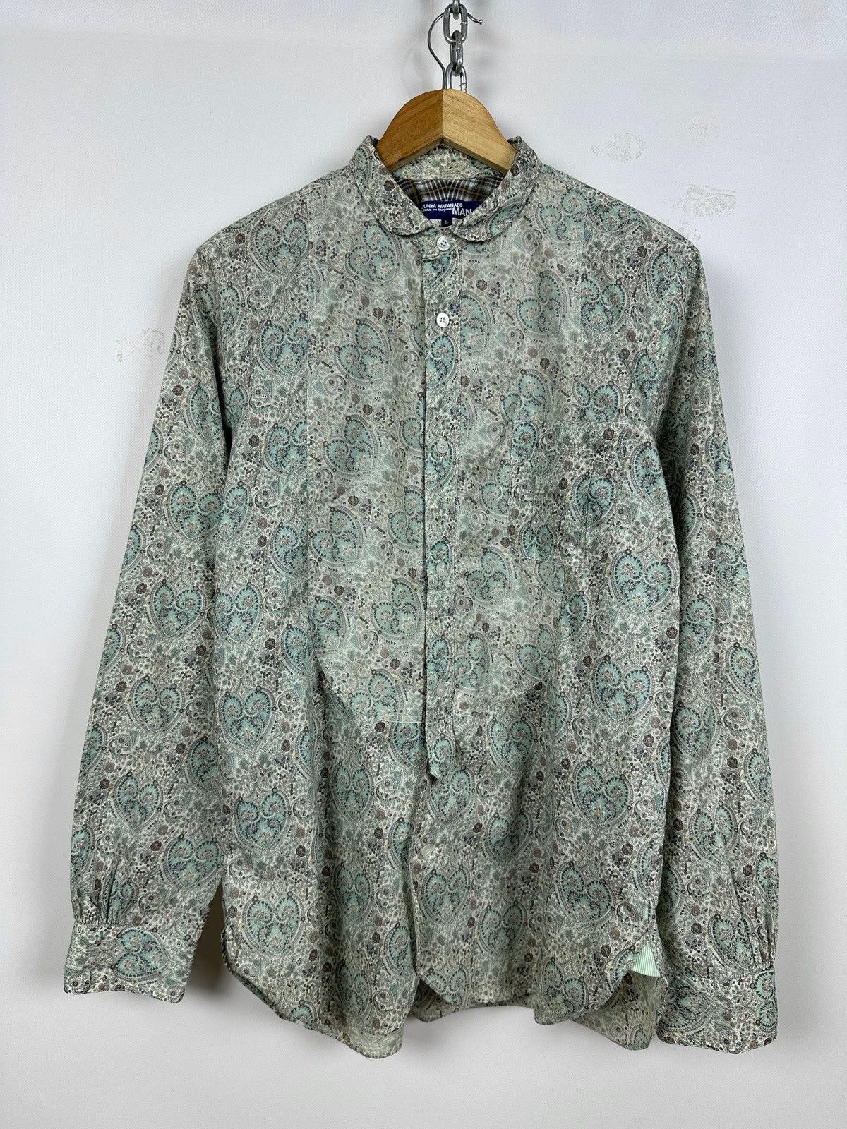 Junya Watanabe Comme des Garçons Junya Watanabe MAN Paisley Button Up Shirt Size US L / EU 52-54 / 3 - 1 Thumbnail