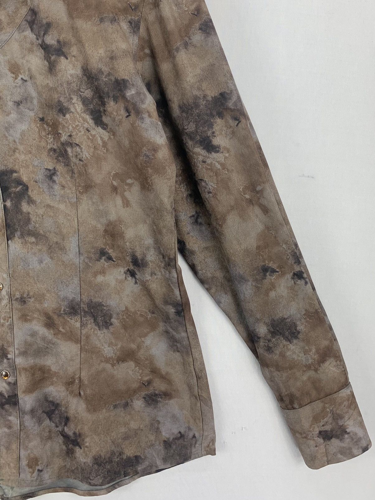 Tornado Mart Tornado Mart Japan Dark Camo Dyed Flannel Size US S / EU 44-46 / 1 - 5 Thumbnail