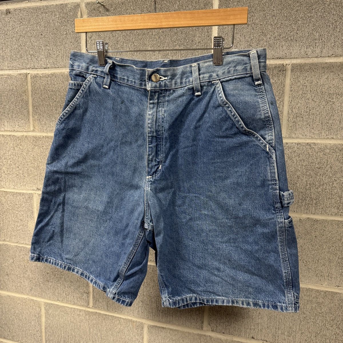 Carhartt Vintage Carhartt Denim Shorts ERD Grunge Faded Thrashed Size US 34 / EU 50 - 3 Thumbnail