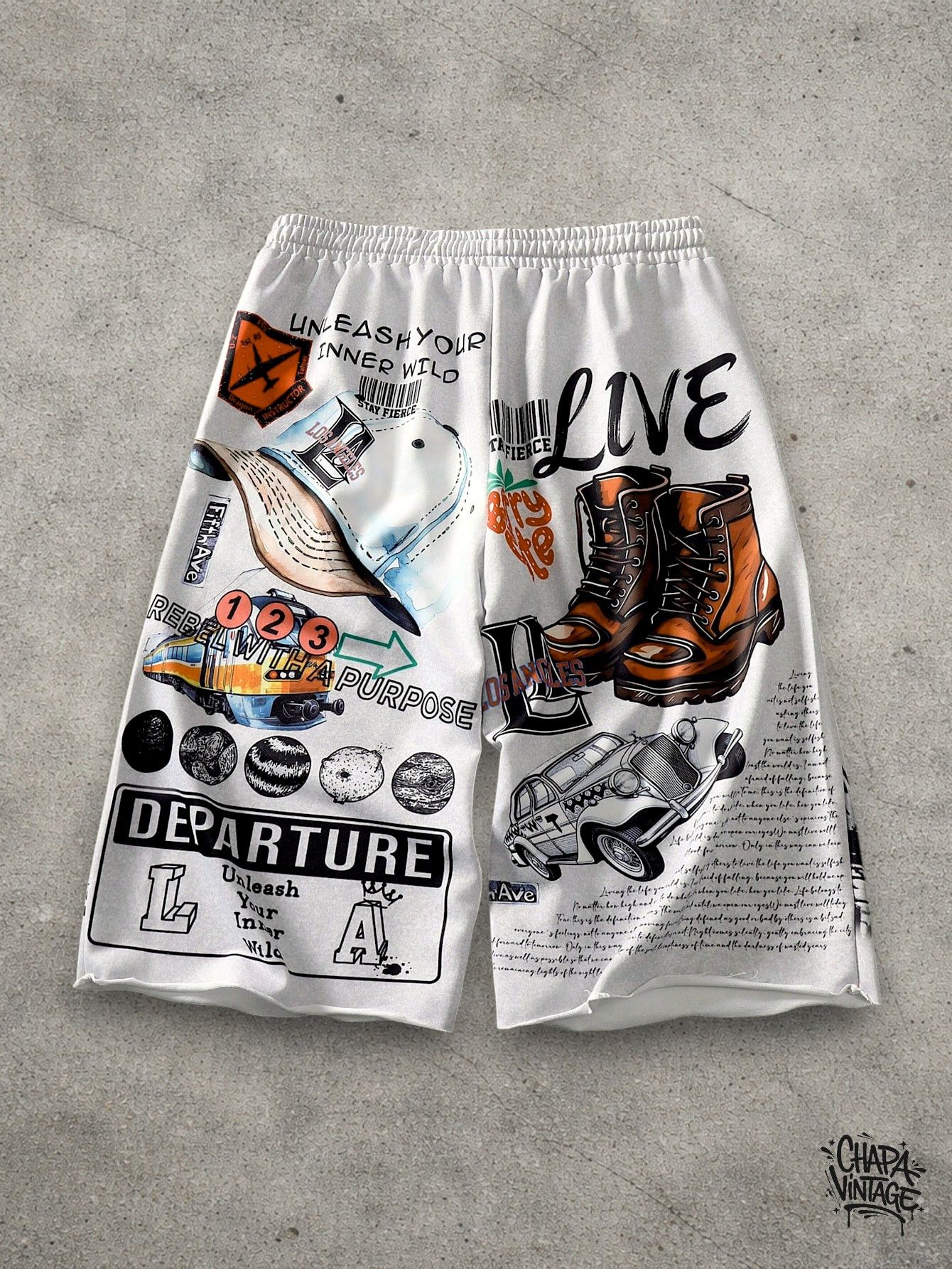 Japanese Brand Retro long shorts Size US 32 / EU 48 - 2 Thumbnail
