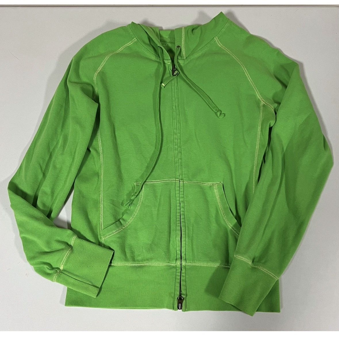 Gap GAP Kelly Green Zipper Sweater Sweatshirt Hoodie Size M 💚✨ Size US M / EU 48-50 / 2 - 2 Thumbnail