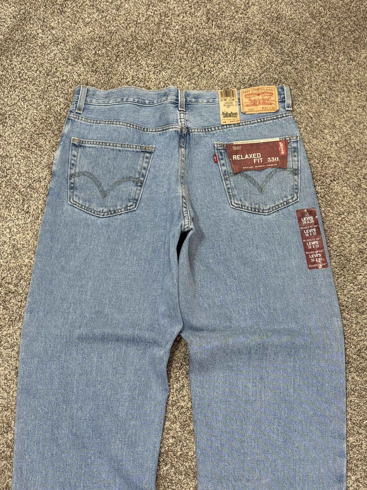 Levi's Vintage Levi's 550 Jeans Men 36 Y2K Deadstock Relax Straight Size US 36 / EU 52 - 3 Thumbnail