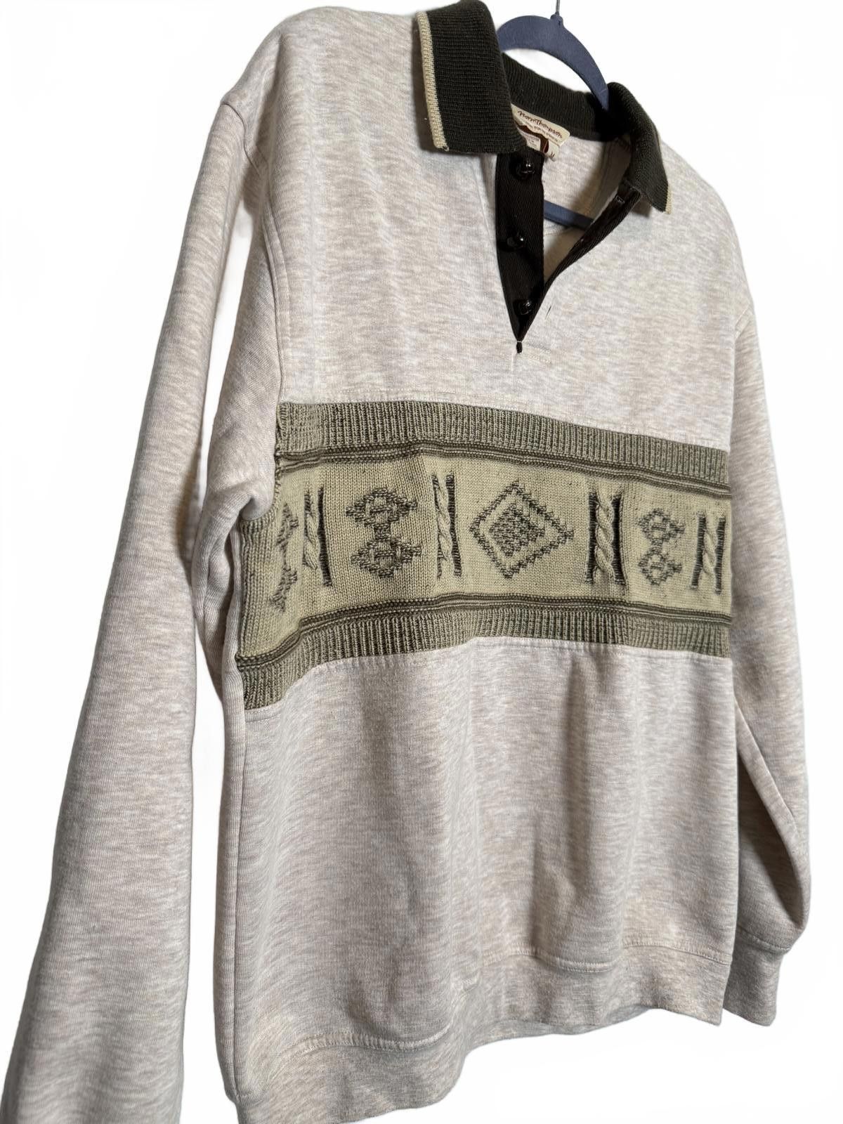 Norm Thompson Norm Thompson Retro Men's Pullover Sweatshirt with collar Size US M / EU 48-50 / 2 - 4 Thumbnail