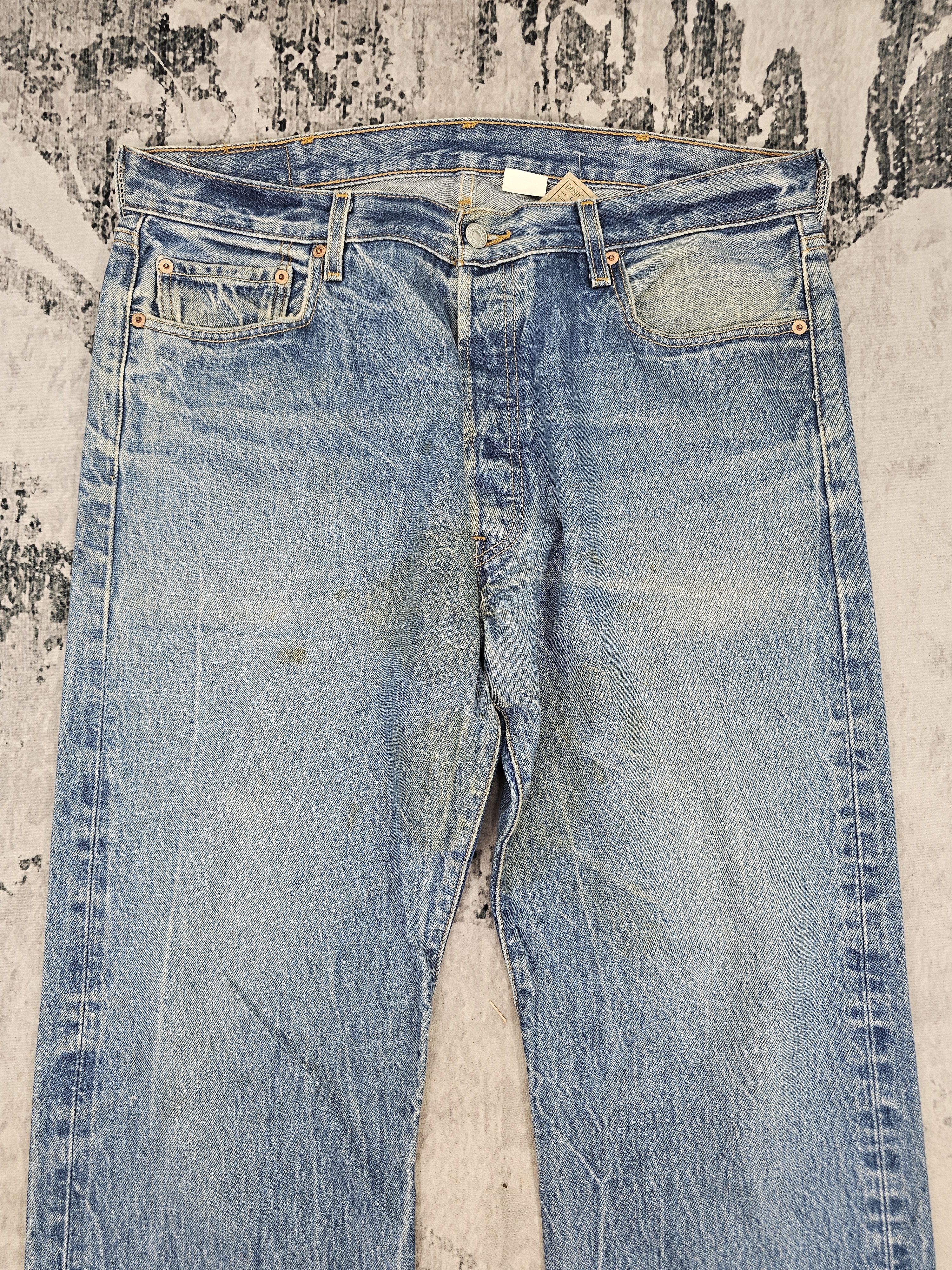Levi's Vintage Clothing Vintage LEVIS 501 XX Stone Wash Blue Jeans L0455 Size 37X32 Size US 37 - 8 Thumbnail