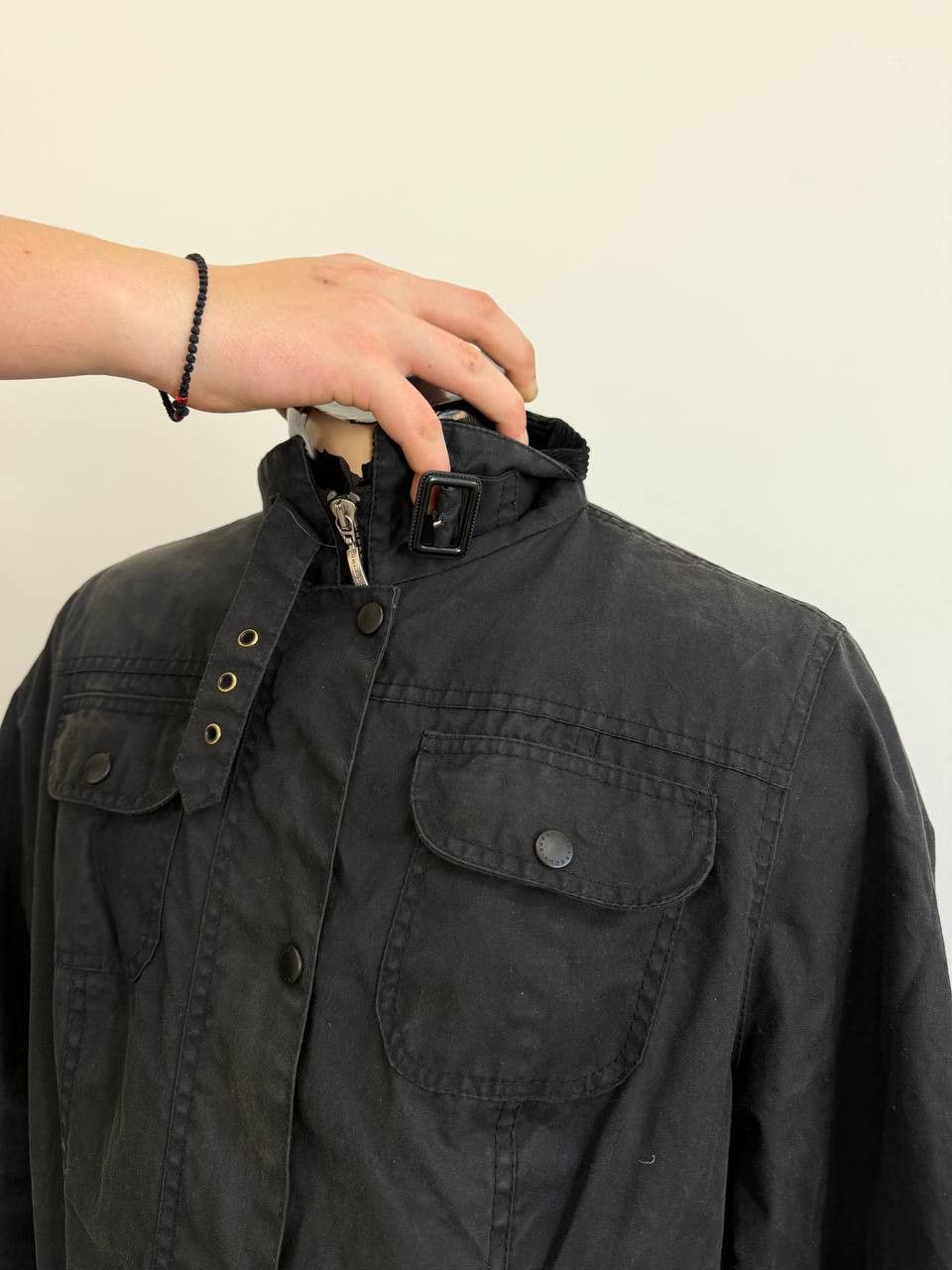 Barbour Barbour International Waxed Quilted Belted Jacket! Size - M! Size US M / EU 48-50 / 2 - 8 Thumbnail