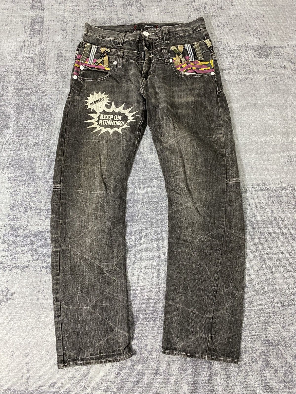 If Six Was Nine japanese brand double waist dominate jeans Size US 28 / EU 44 - 1 Thumbnail