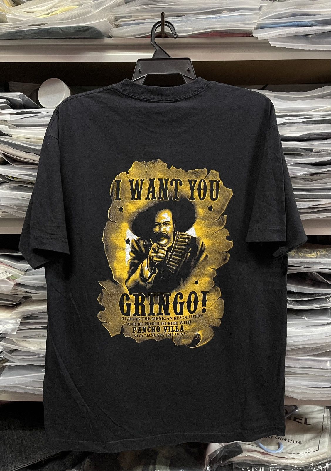 Vintage Vintage Y2K " I Want You Gringo!! " Pancho Villa🔥🔥🔥 Size US L / EU 52-54 / 3 - 4 Thumbnail