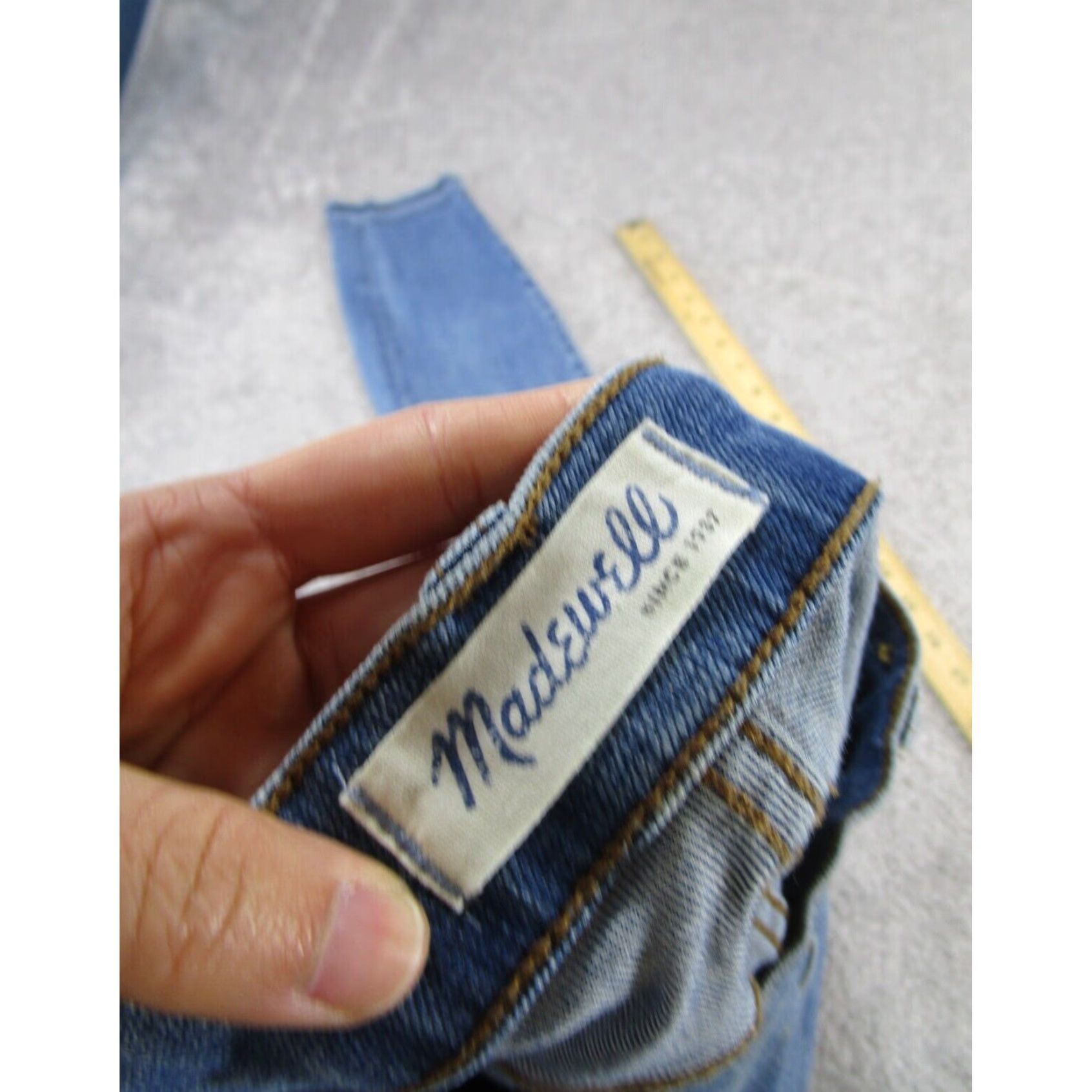 Madewell Madewell Womens Jeans Medium 28 Light Wash Skinny Ripped Size 28" / US 6 / IT 42 - 7 Thumbnail