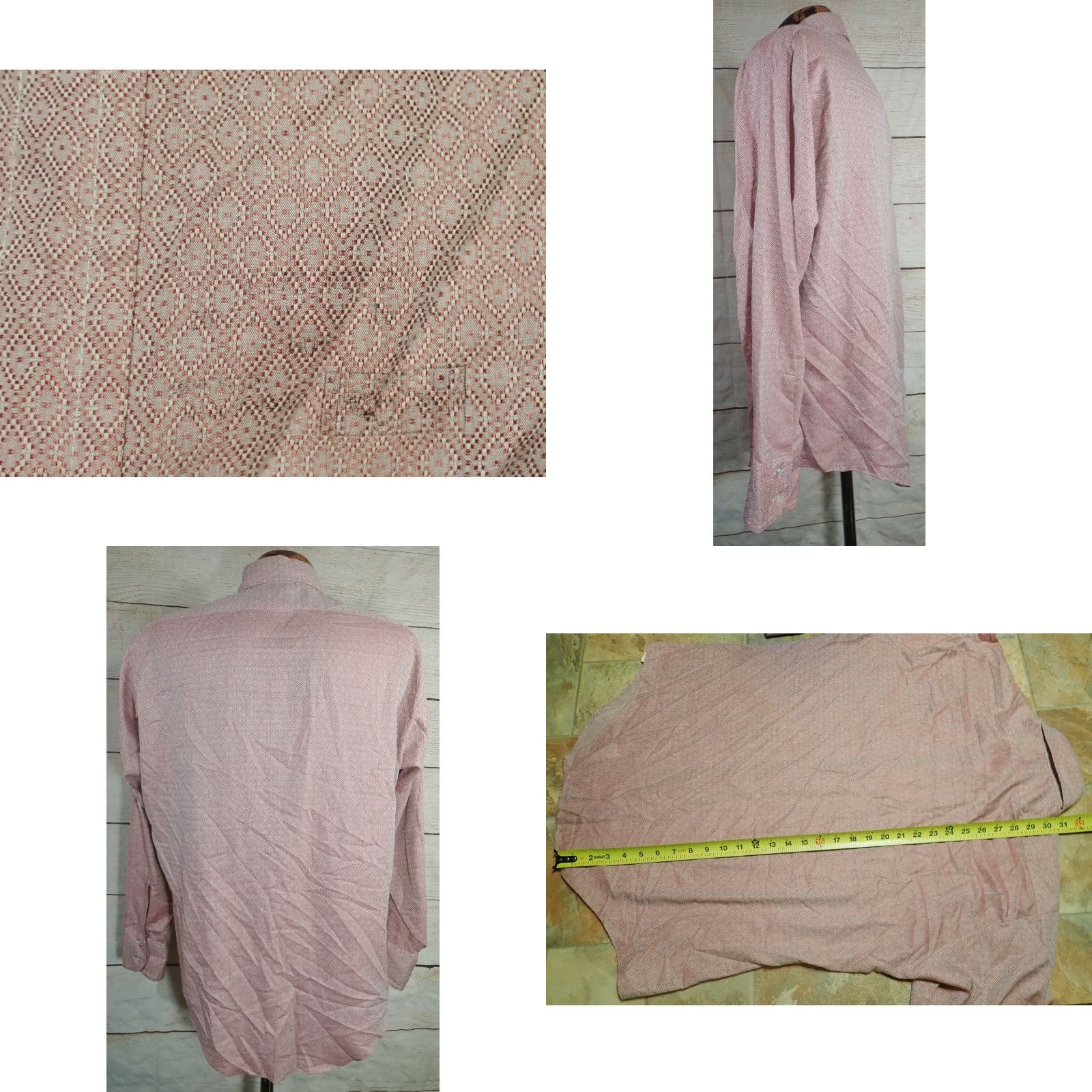 Arrow VINTAGE Arrow Dagger Diamond AOP Disco Shirt Mens L Arrow Diamond AOP Shirt - Vintage 60s 70s 80s Size US L / EU 52-54 / 3 - 8 Thumbnail