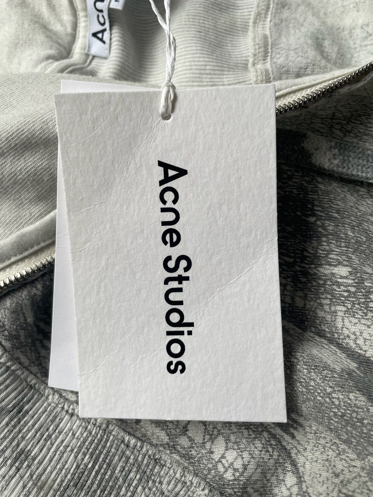 Acne Studios Acne Studios Elway Zip Bow Logo Sweatshirt Size US M / EU 48-50 / 2 - 4 Thumbnail