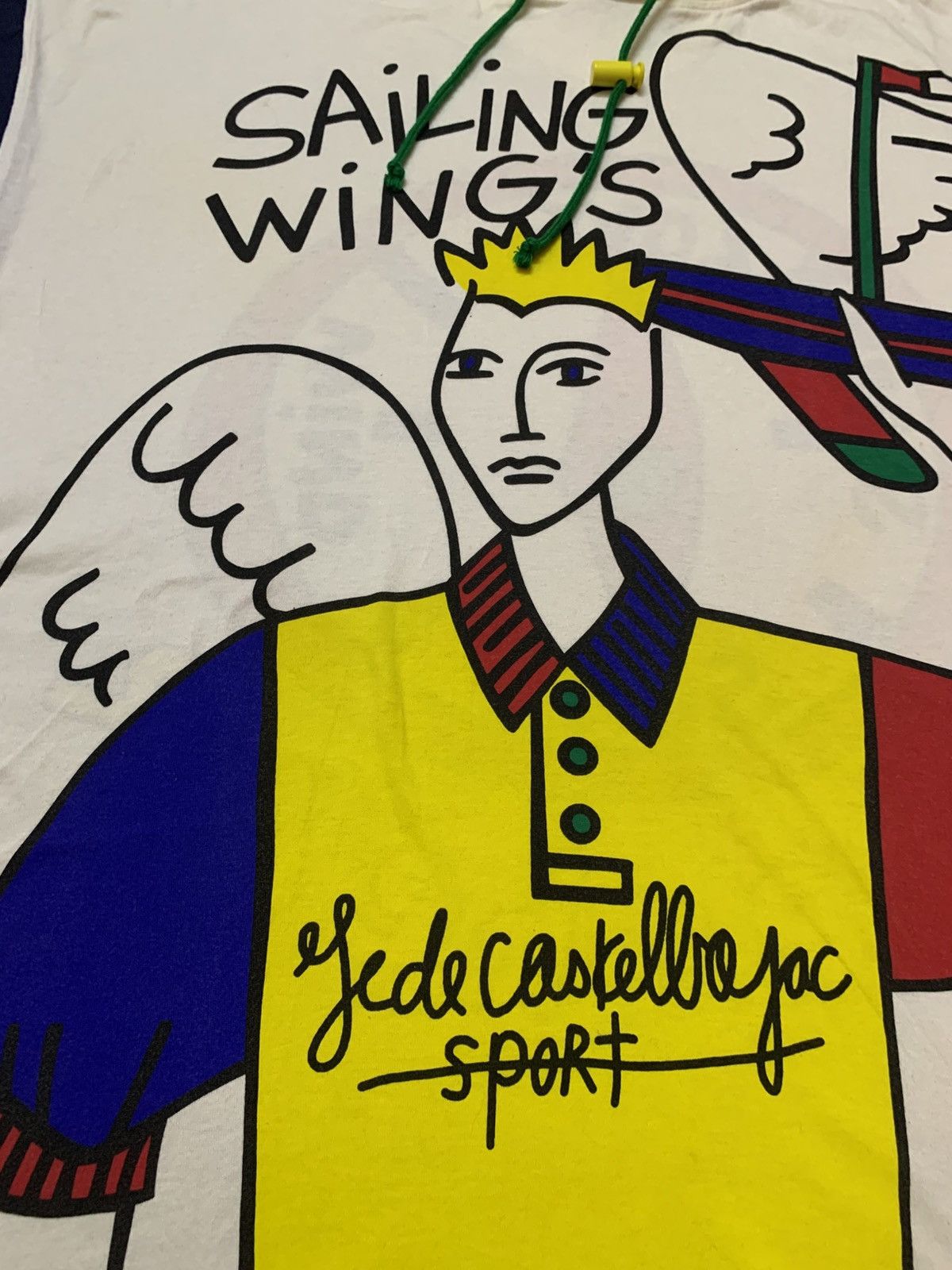 Jean Charles De Castelbajac Vintage Castelbajac Pop Art Shirt Size US XL / EU 56 / 4 - 7 Thumbnail