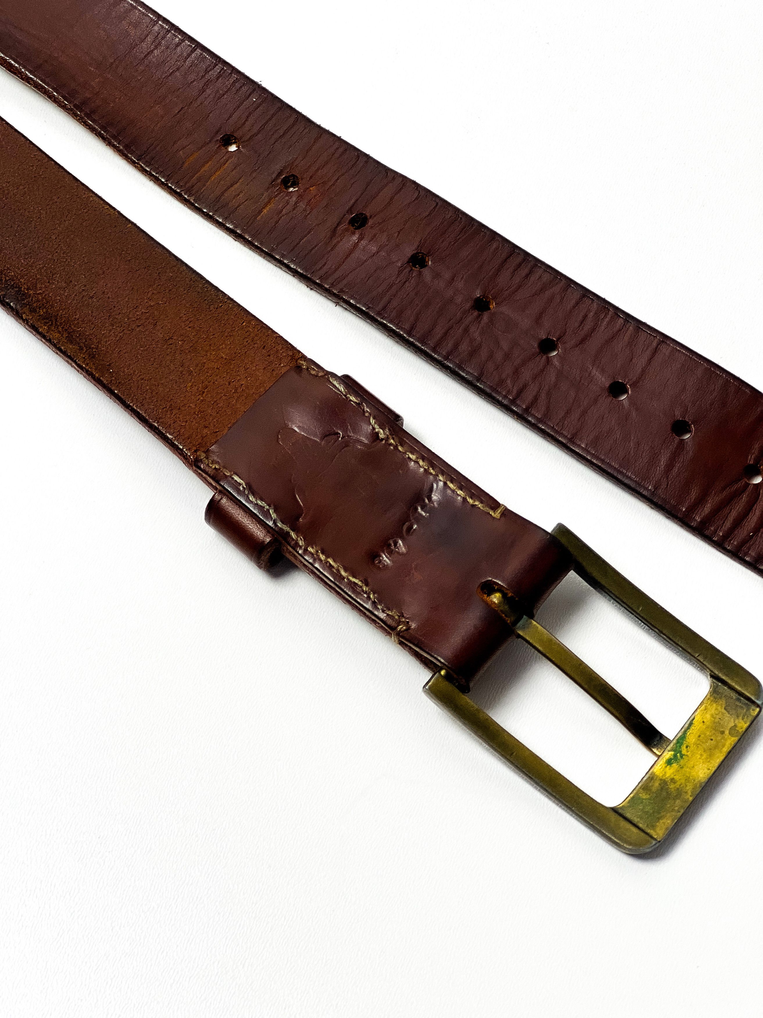 Vintage Leather Vintage Belt Size ONE SIZE - 6 Thumbnail