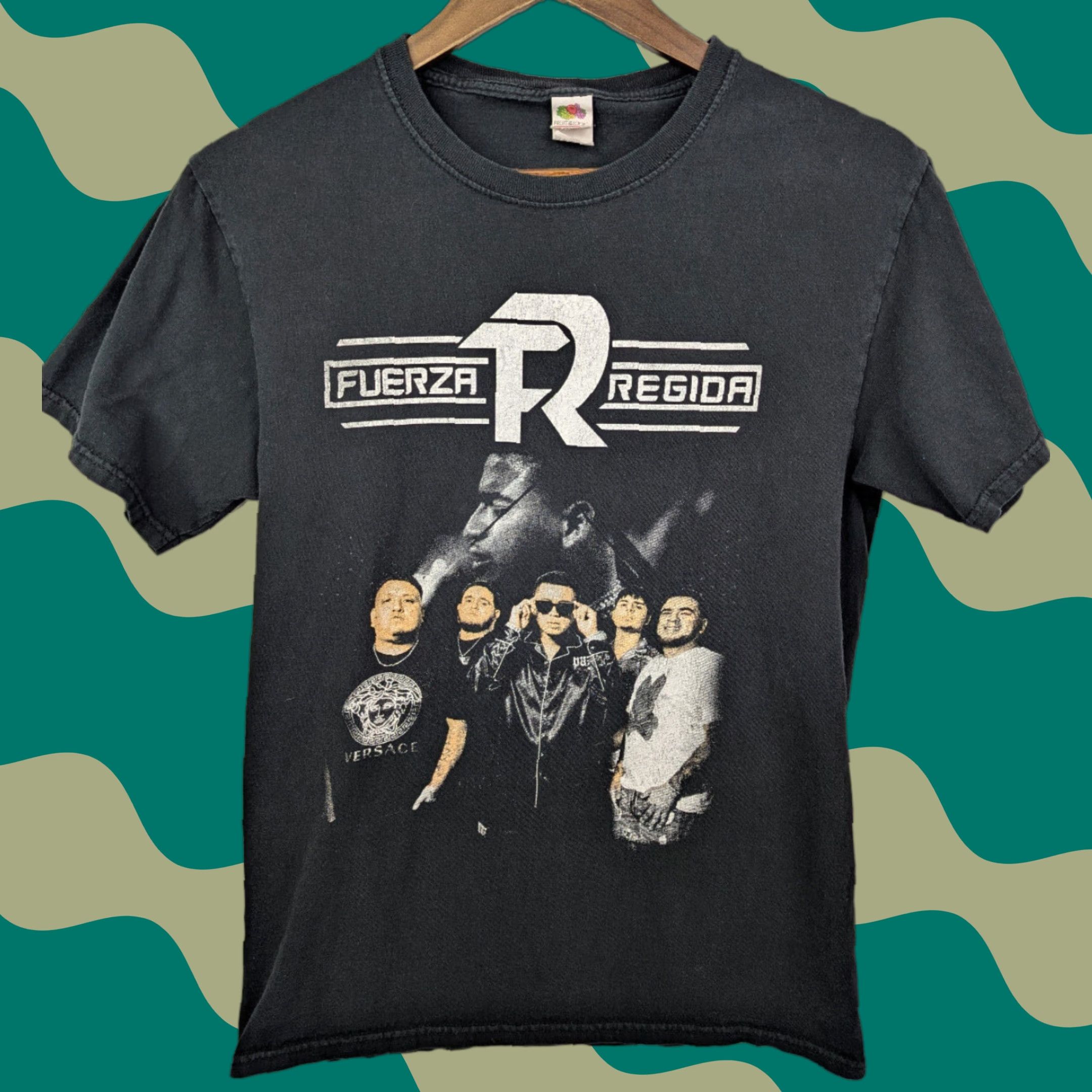 Vintage Fuerza Regida Band Tour Concert Tee T-Shirt Black Size S Mens Size US S / EU 44-46 / 1 - 1 Thumbnail