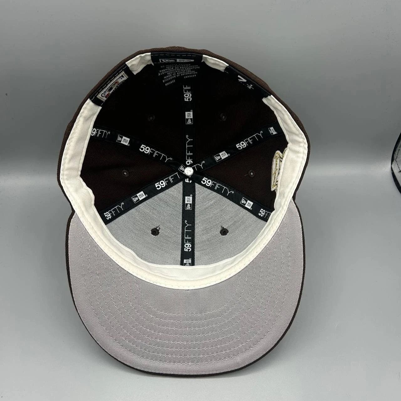 New Era New York Yankees Hat Men 7 1/4 Brown World Series Fitted Cap Size ONE SIZE - 2 Thumbnail