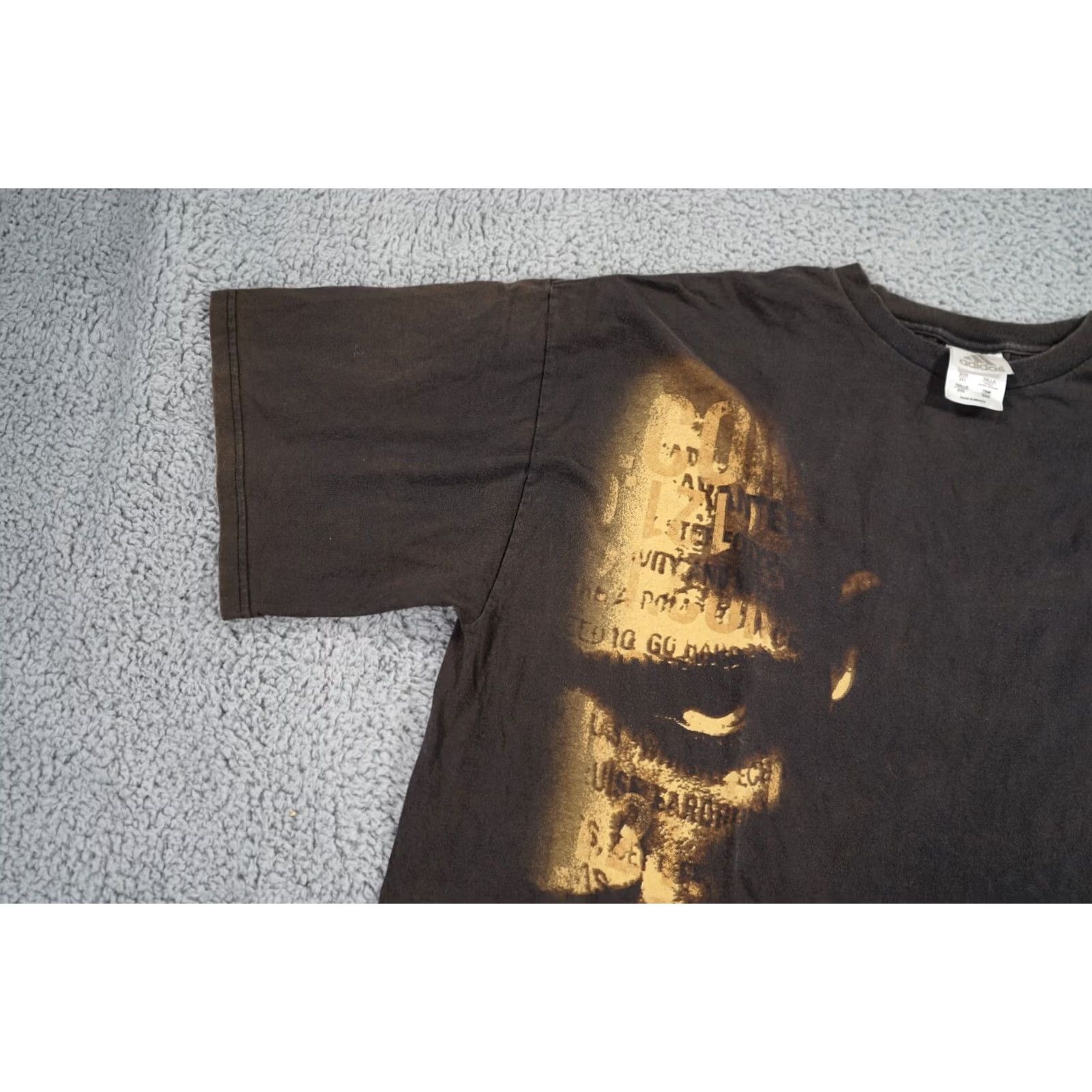Adidas VINTAGE adidas Basketball Kevin Garnett T Shirt Mens 2XL Black Y2K Big Portrait Size US XXL / EU 58 / 5 - 5 Thumbnail
