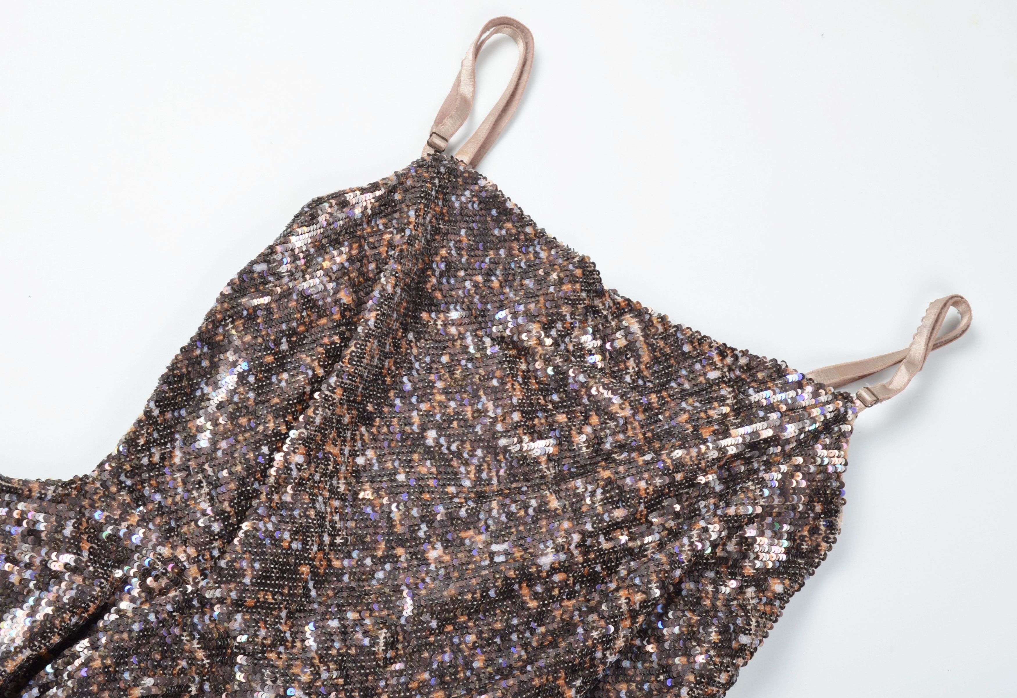 Allsaints AllSaints Hand Embellished Sparkle Sequin Cocktail Dress Size M / US 6-8 / IT 42-44 - 5 Thumbnail