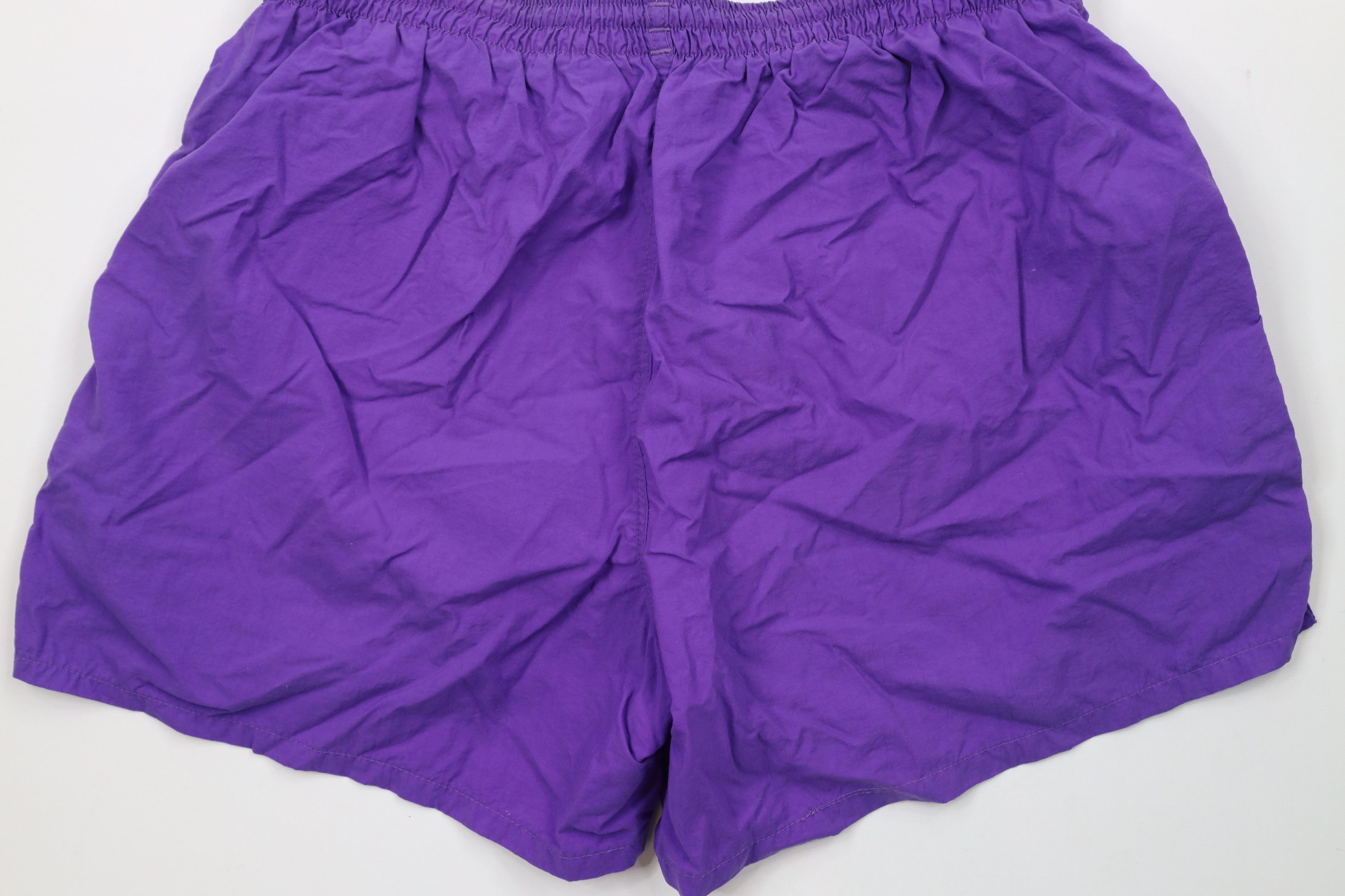 Vintage Vintage 90s Streetwear Above Knee Shorts Baggies Purple Size US 34 / EU 50 - 12 Thumbnail