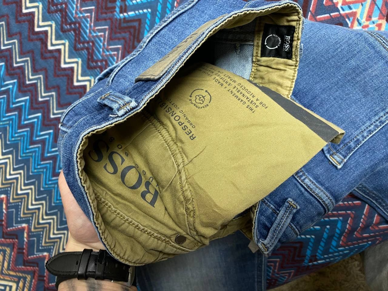Hugo Boss × Vintage Hugo Boss Vintage Mens Denim Pants Jeans Size US 33 - 6 Thumbnail