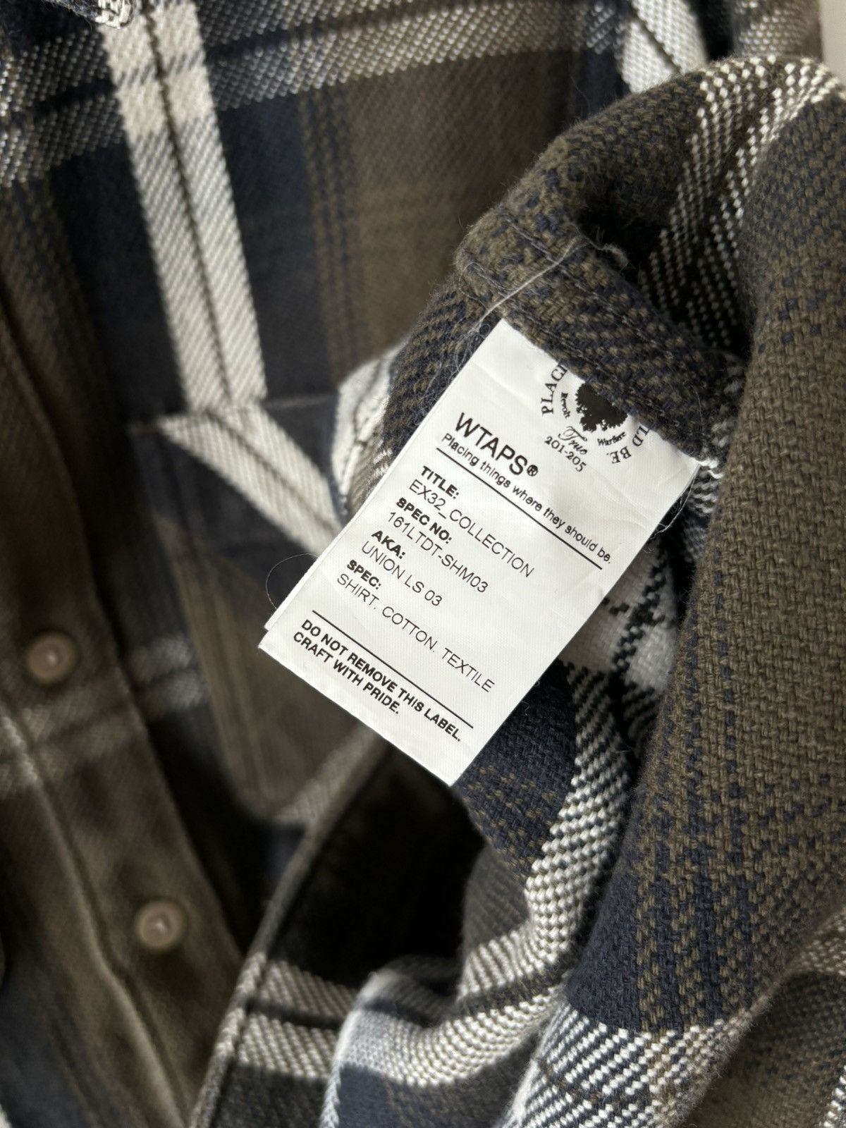 Wtaps WTAPS Union Flannel Check Shirt Size US S / EU 44-46 / 1 - 6 Thumbnail