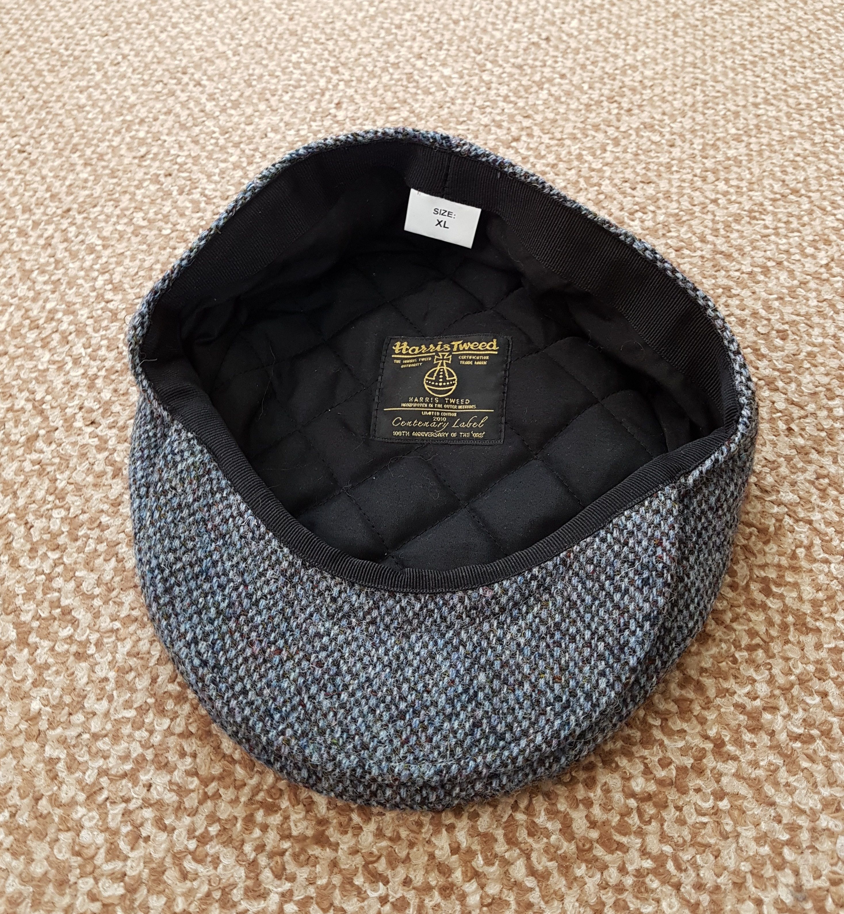 Harris Tweed Harris Tweed Peaky Blinders Centenary Label Wool Hat Cap Size 40 - 6 Thumbnail