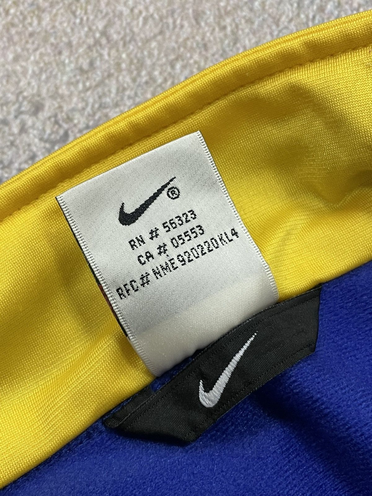 Nike Vintage Nike Big Swoosh Cotton Track Jacket Size US M / EU 48-50 / 2 - 8 Thumbnail