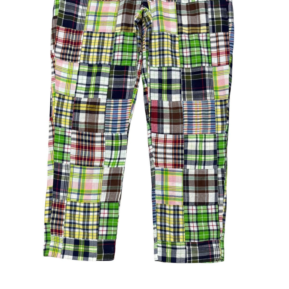 Polo Ralph Lauren Vintage 90s Polo Ralph Lauren Madras Checked Patchwork Pants Size US 36 / EU 52 - 6 Thumbnail