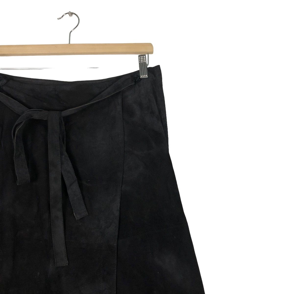 Burberry 🔥Rare Genuine Leather Long Skirt Burberry London Size 25" / US 0 / IT 36 - 6 Thumbnail