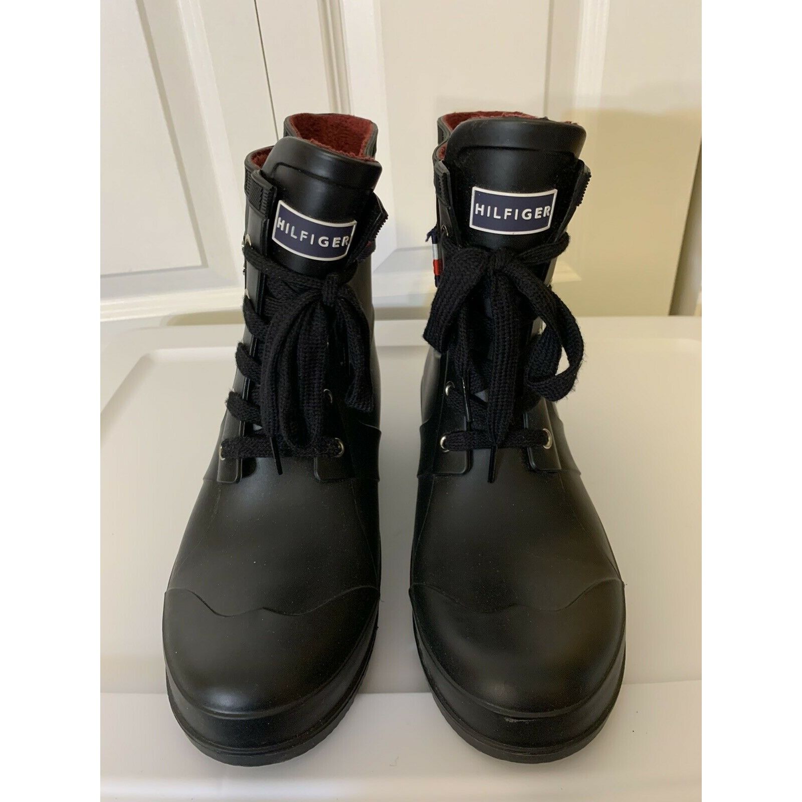 Tommy Hilfiger Tommy Hilfiger Rain Rubber Women Sz 10 M Waterproof Boots Na Size US 10 / IT 40 - 6 Thumbnail