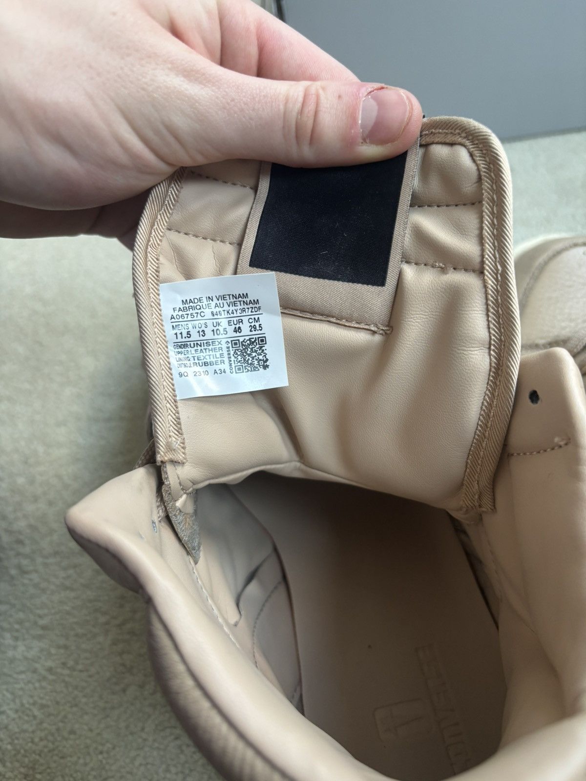 Converse × Rick Owens Drkshdw Rick Owens runners Size US 11.5 / EU 44-45 - 4 Thumbnail