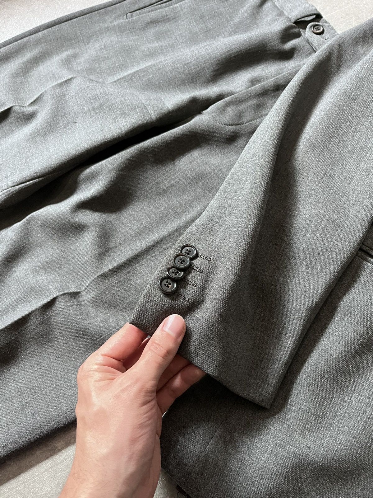 Prada Prada Suit Bemberg grey Vintage 90s Size US M / EU 48-50 / 2 - 4 Thumbnail