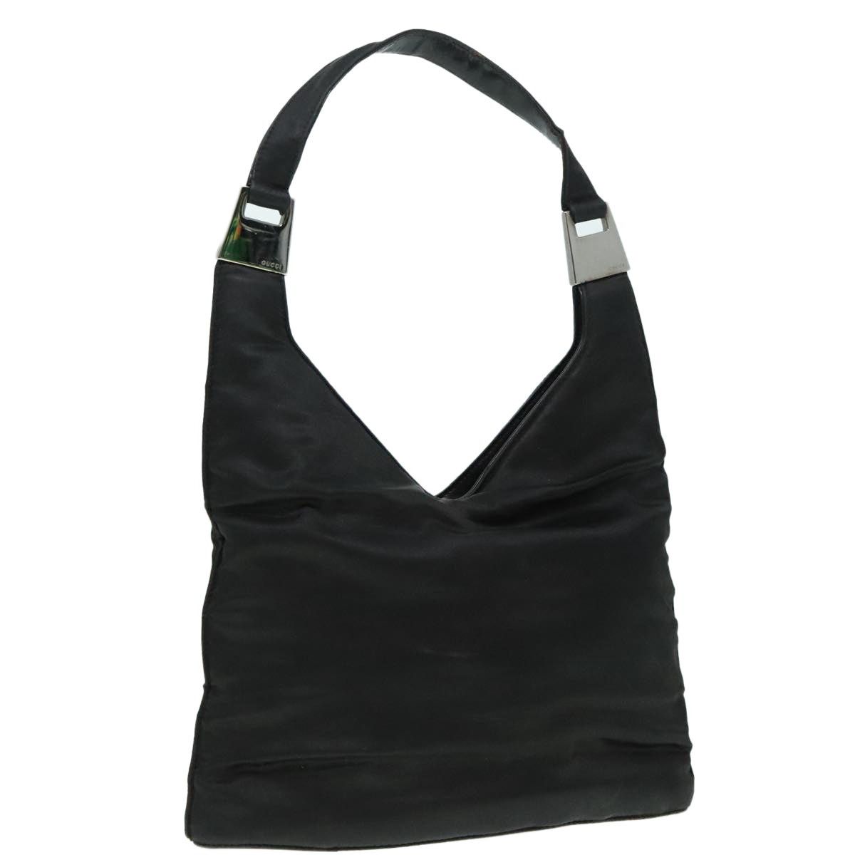 GUCCI Tote Bag Nylon Black