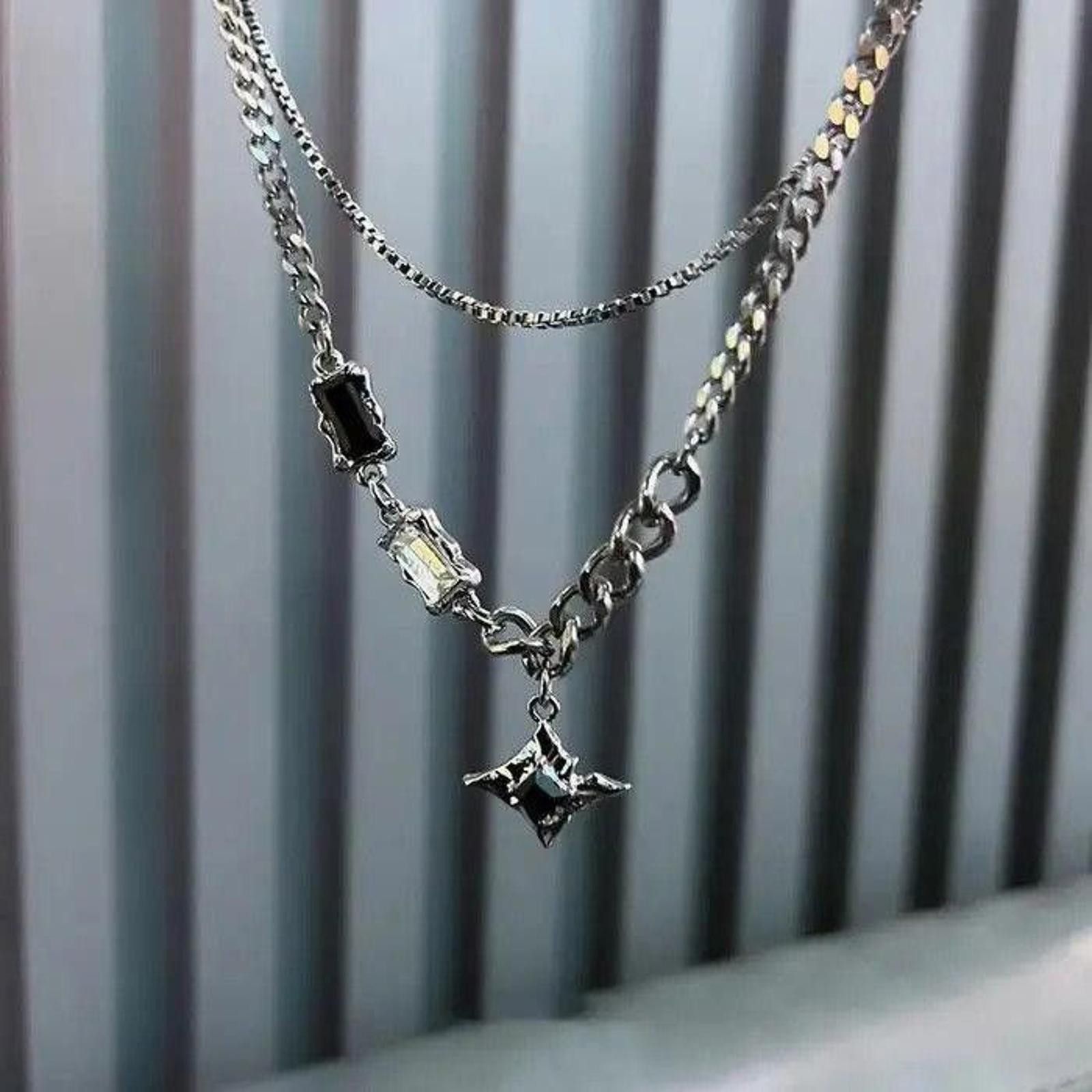 Jewelry Double Layer Necklace Size ONE SIZE - 2 Thumbnail