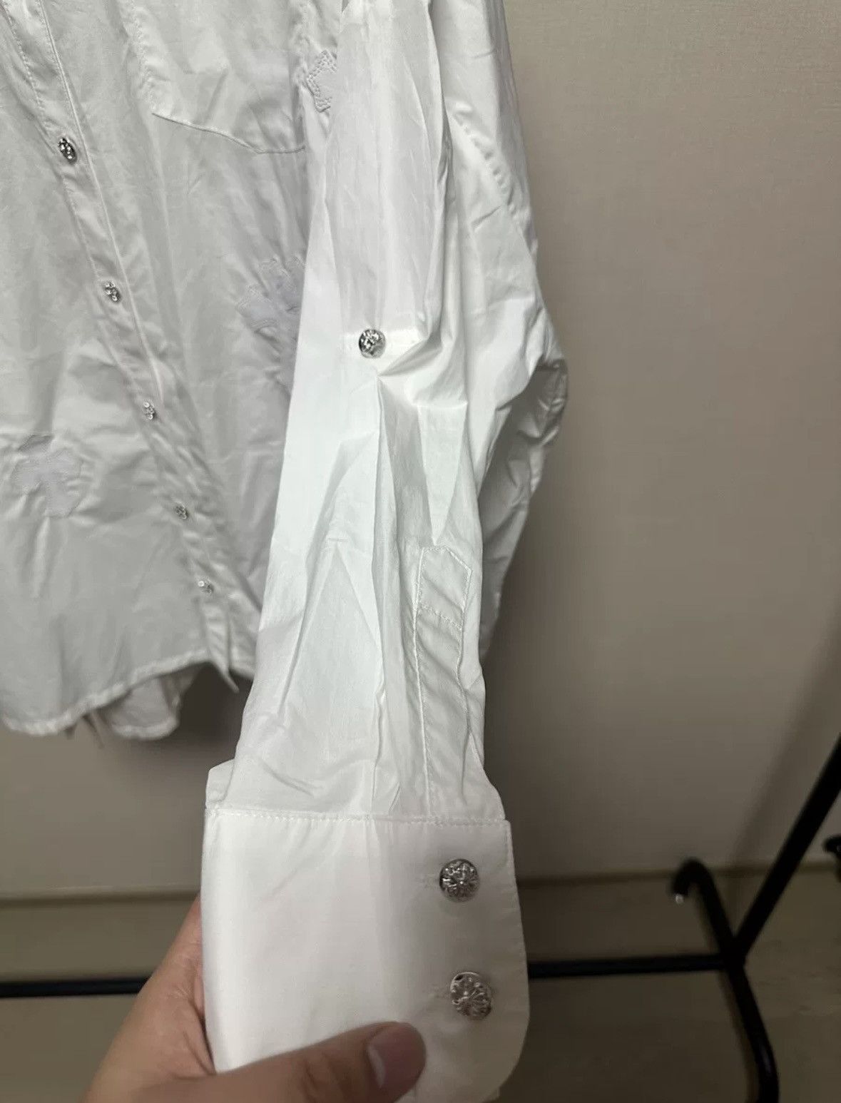 Chrome Hearts Chrome hearts white shirt Size US S / EU 44-46 / 1 - 5 Thumbnail