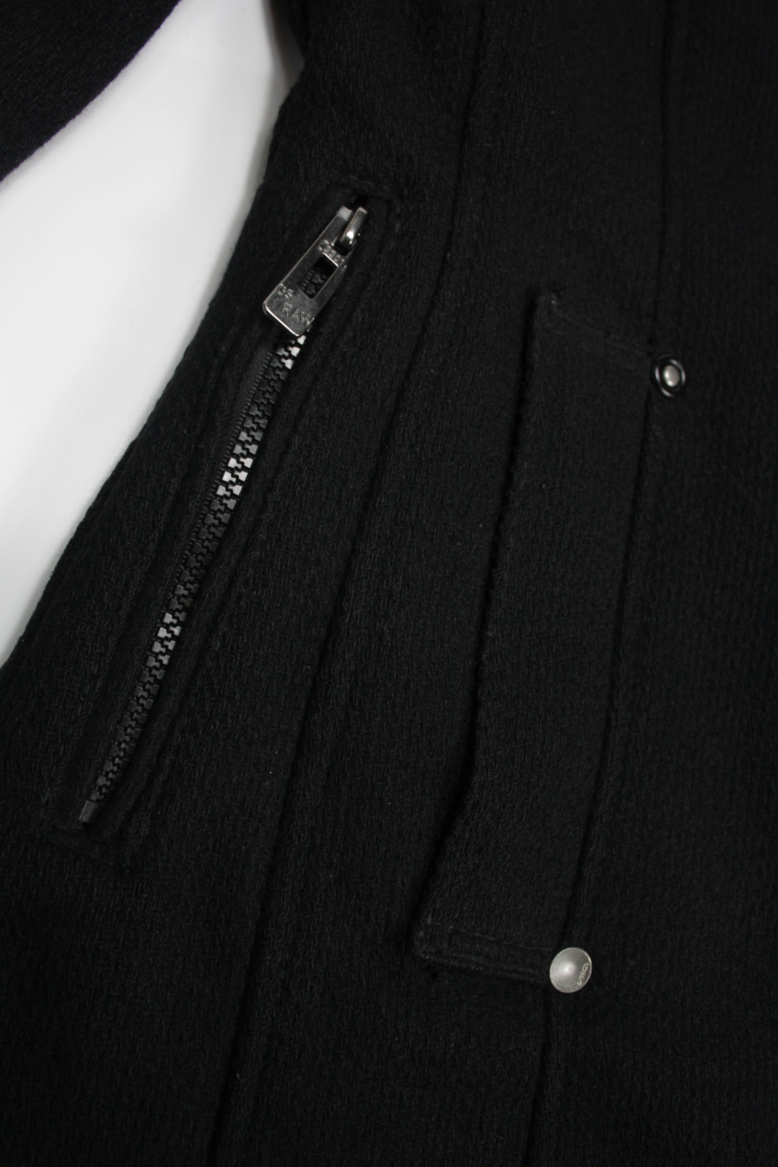G-Star × Vintage G-Star Raw Y2K Heavy Wool Blend Captain Utility Coat Size S / US 4 / IT 40 - 5 Thumbnail