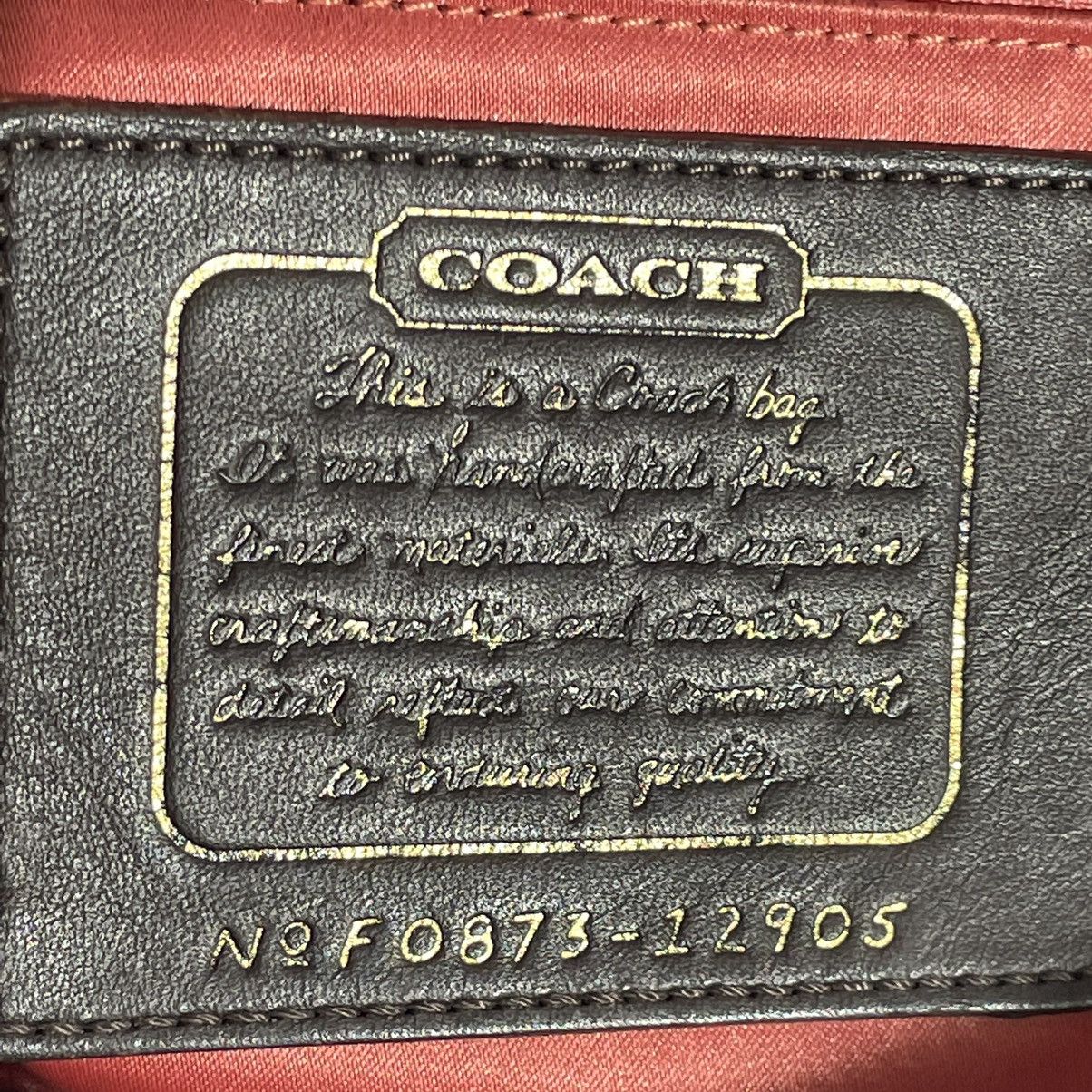 Coach Vintage Satin Monogram Handbag Size ONE SIZE - 12 Thumbnail