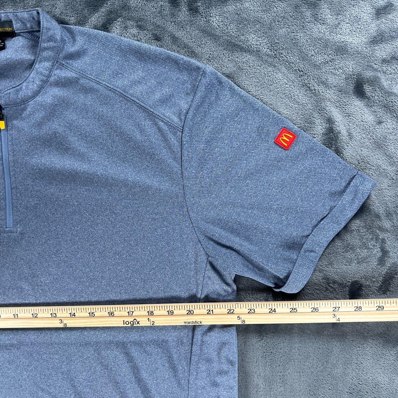 Other Official McDonald’s Apparel Collection 1/4 Zip Blue Work Shi Size US L / EU 52-54 / 3 - 5 Thumbnail