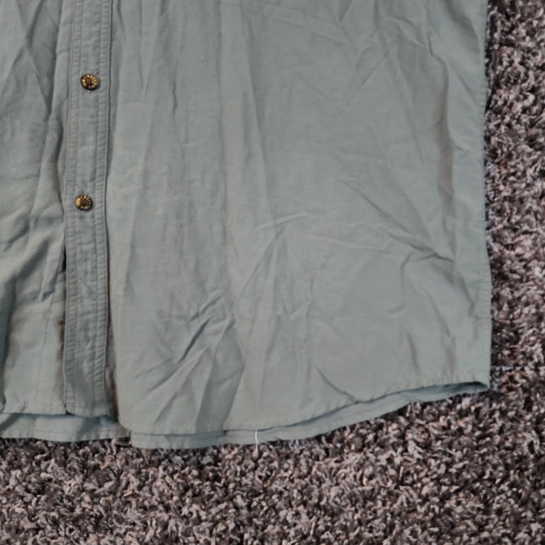 Vintage REI Outdoor Short Sleeve Button-Up Shirt XL Blue Mens with Pockets Size US 36 / EU 52 - 2 Thumbnail
