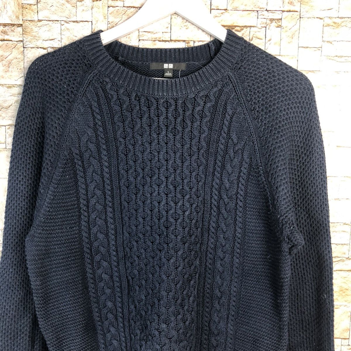 Homespun Knitwear × Uniqlo Uniqlo Dark Blue Knitwear #A888 Size S / US 4 / IT 40 - 5 Thumbnail