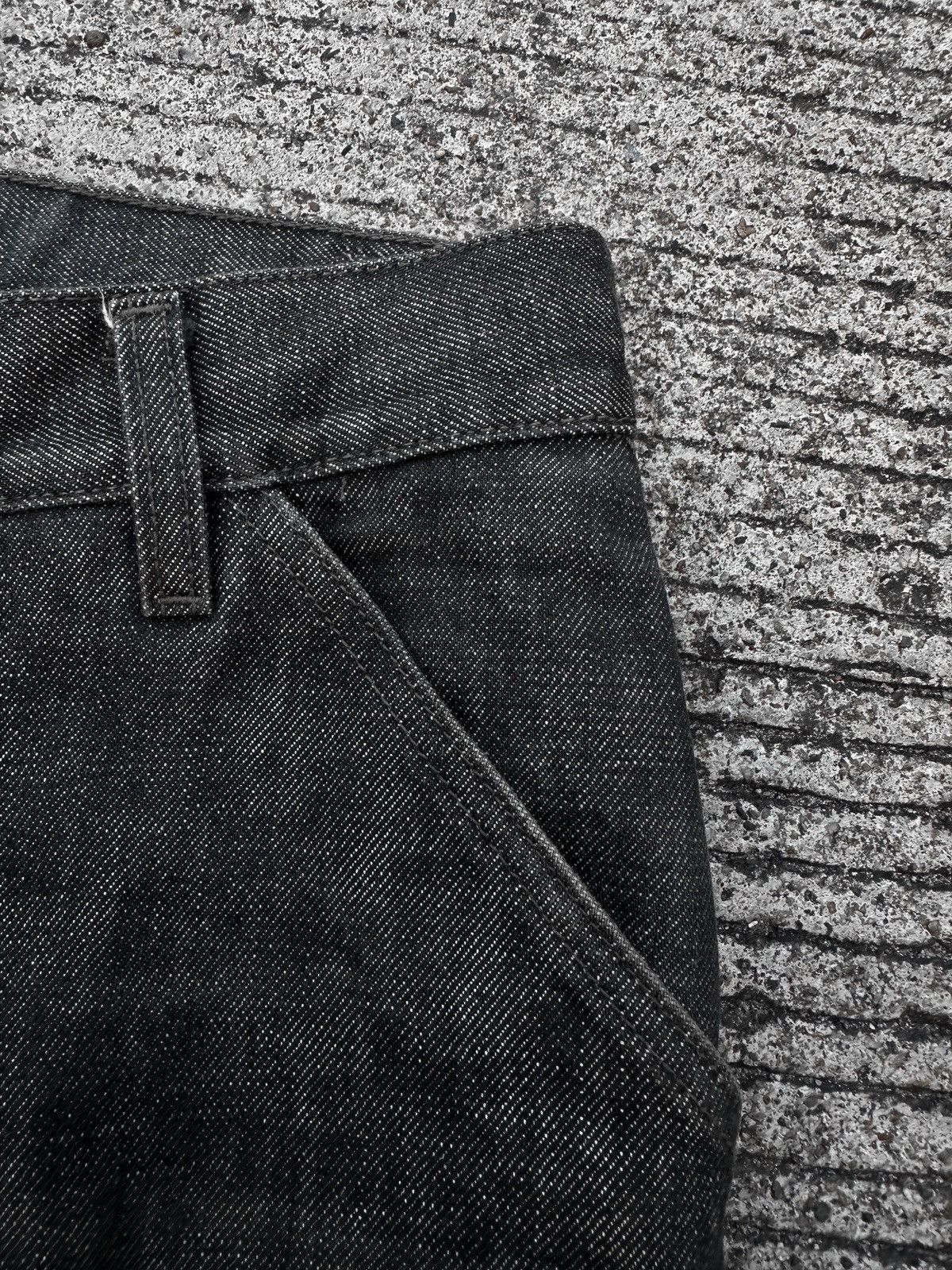 Helmut Lang Vintage Helmut Lang 1998 Dark Grey Boot Cut Denim Size US 29 - 9 Thumbnail
