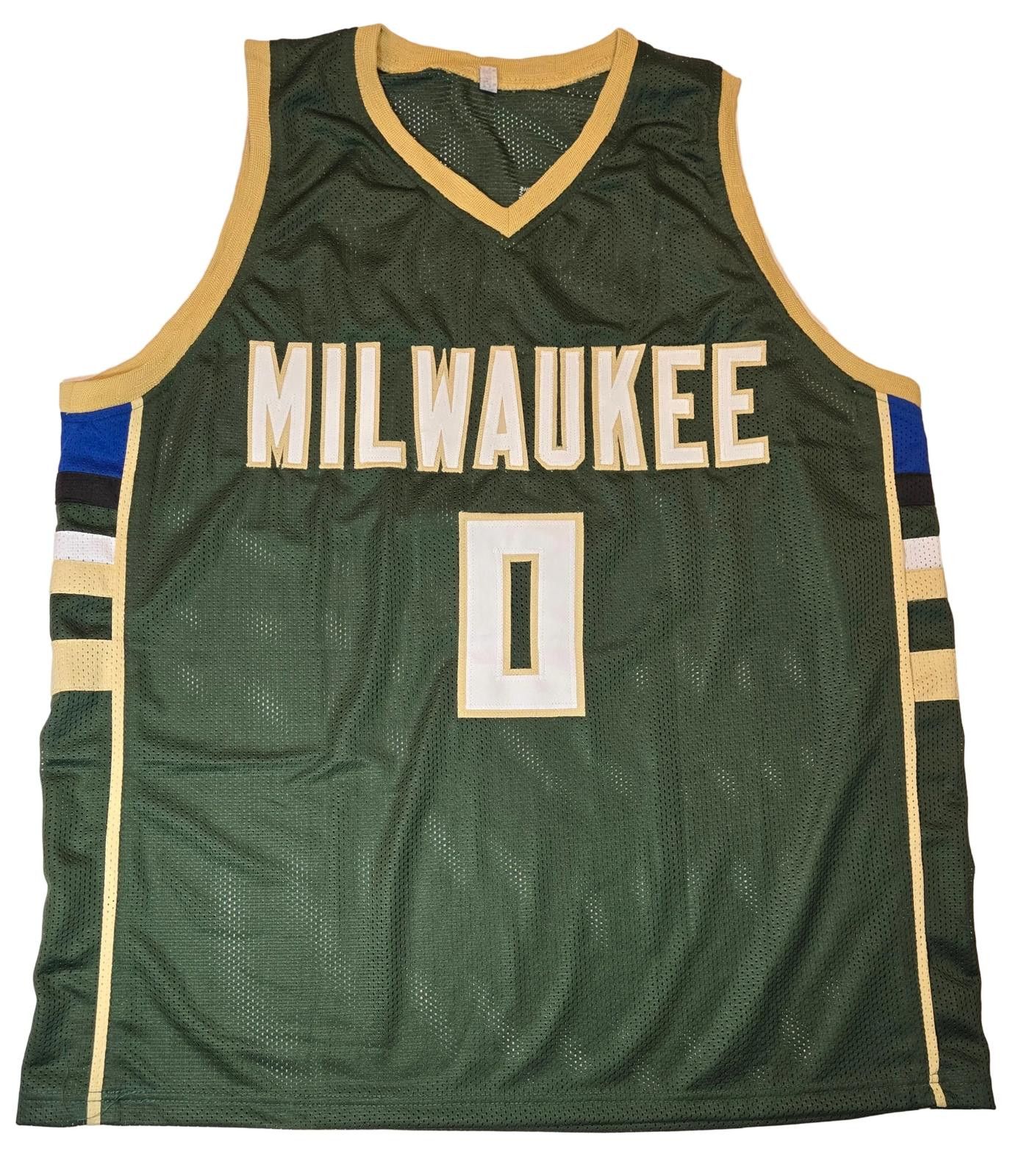 Other Damian Lillard Milwaukee Bucks signed basketball jersey COA Size ONE SIZE - 3 Thumbnail