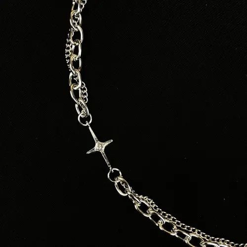Jewelry 317Double Layer STAR Chain Size ONE SIZE - 7 Thumbnail
