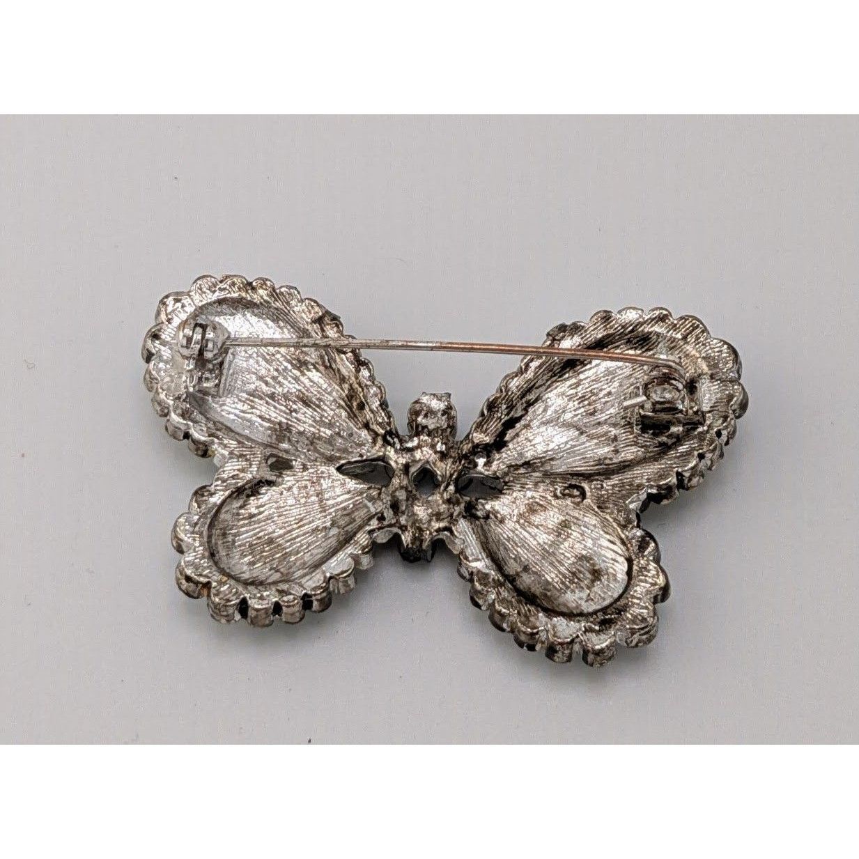 Other Vintage Art Nouveau Butterfly Fairycore Shimmer Brooch In Bl Size ONE SIZE - 6 Thumbnail