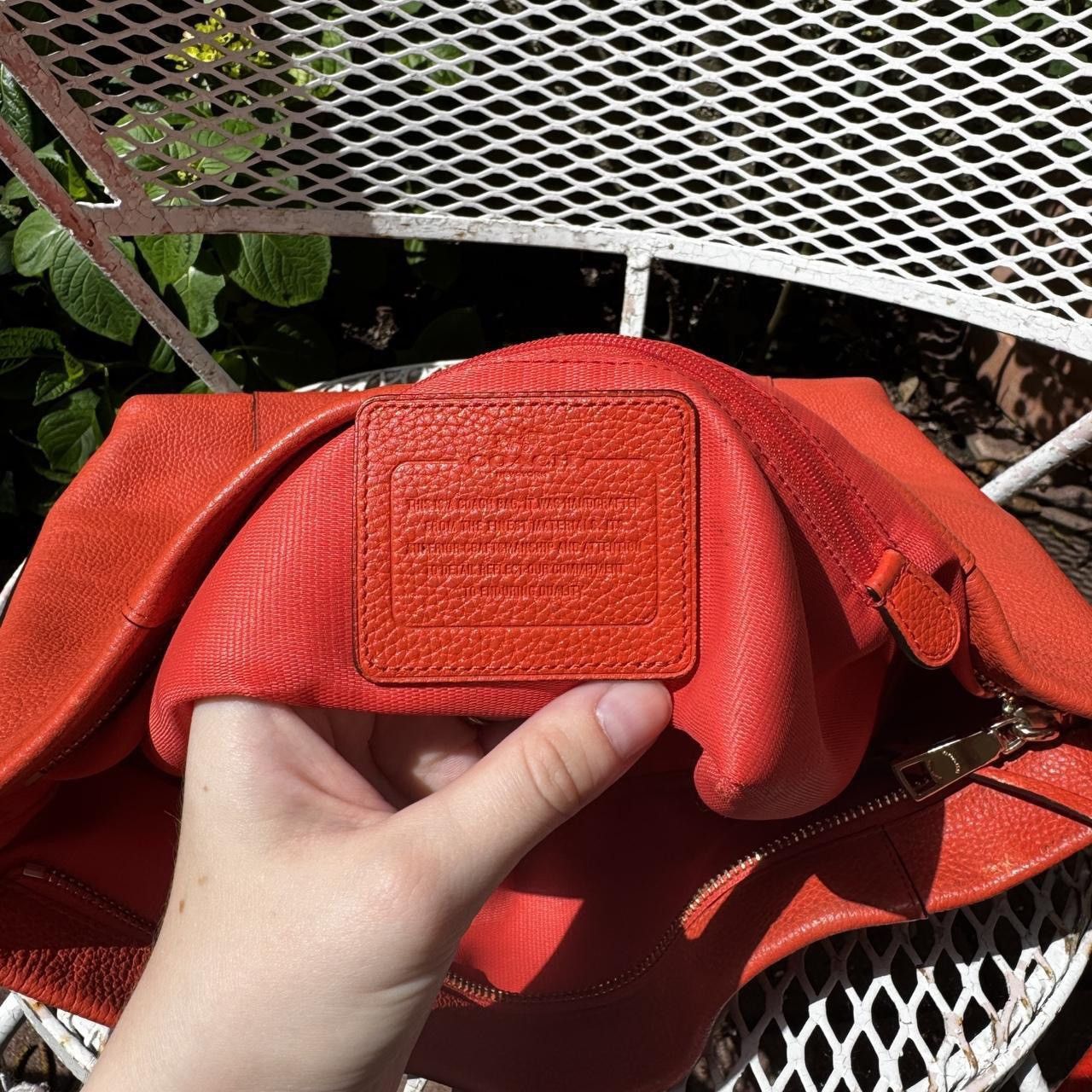 Coach Orange Coach Scout Convertible Hobo Leather Bag Size ONE SIZE - 7 Thumbnail