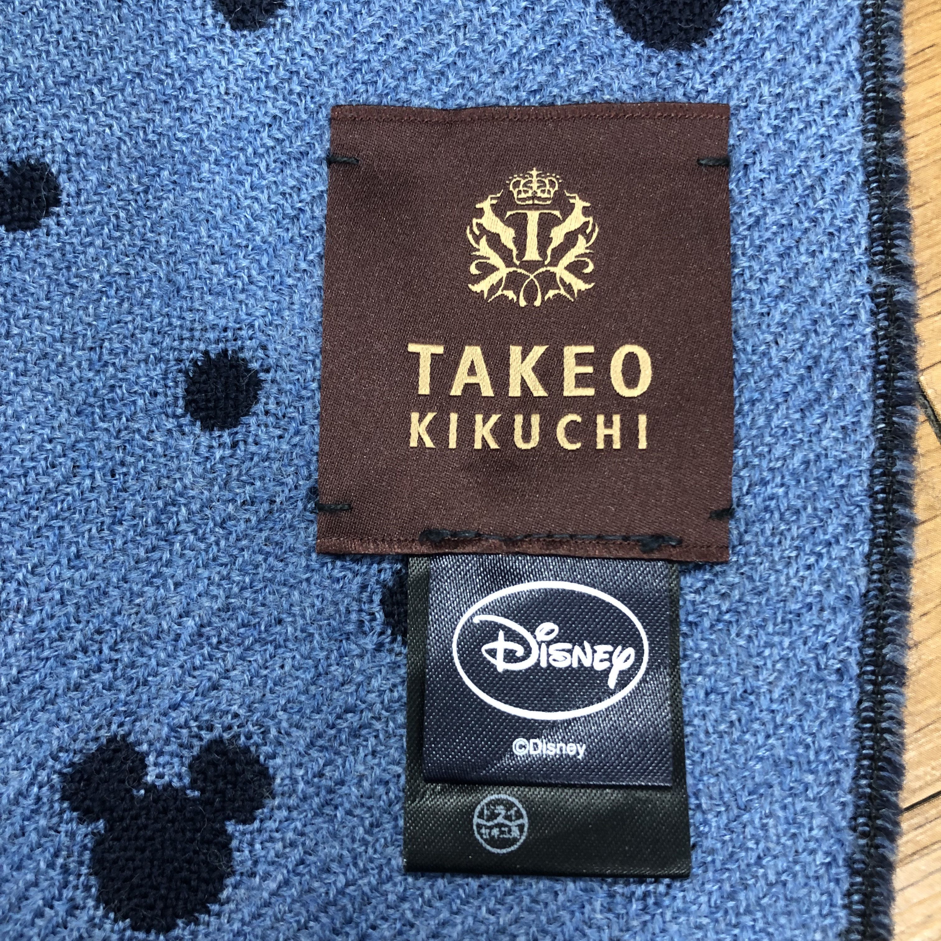 Disney × Takeo Kikuchi × Vintage Vintage Takeo Kikuchi Wool Scarf Muffler MF323 Size ONE SIZE - 3 Thumbnail